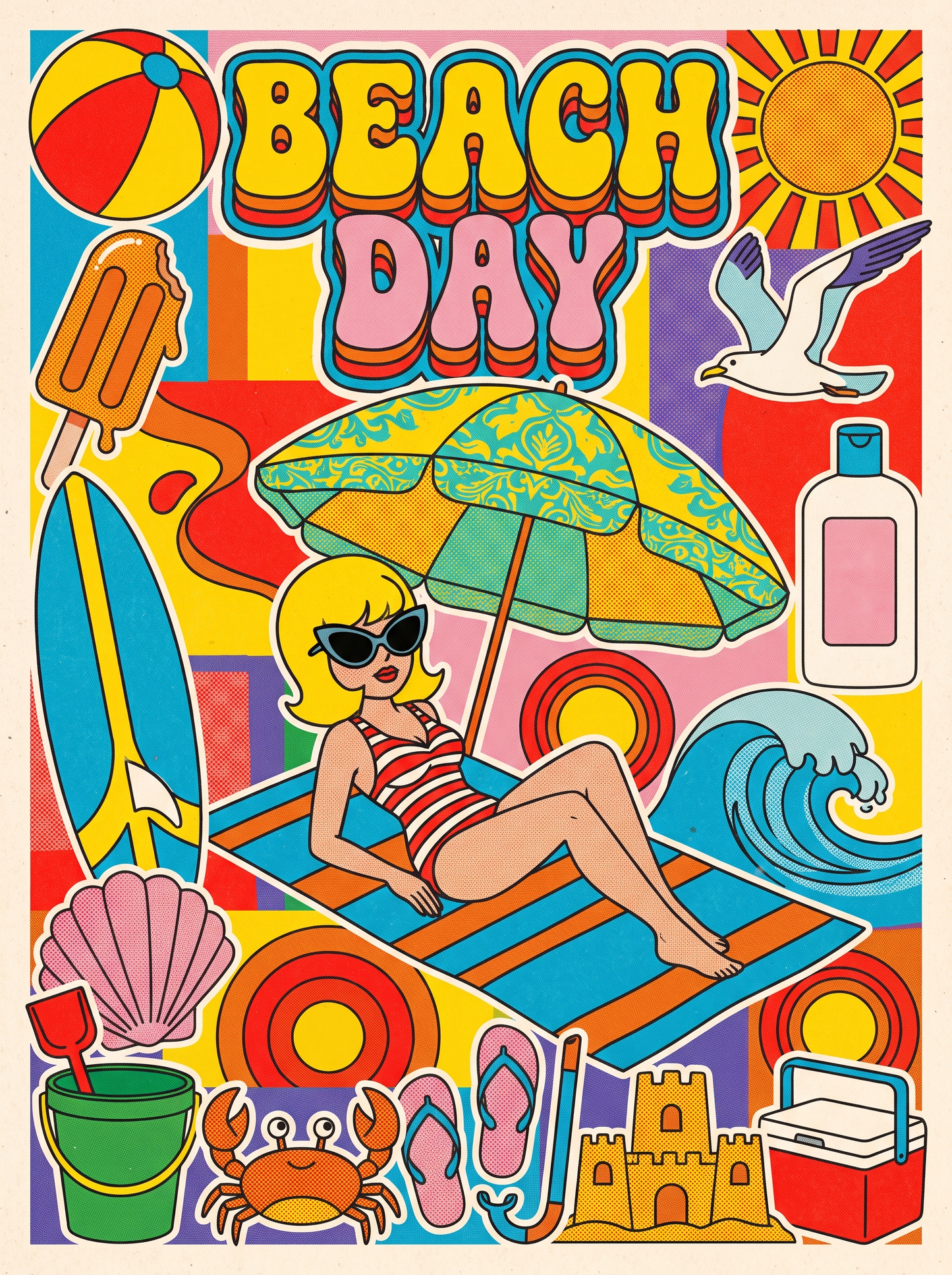 Beach Day Sunbather