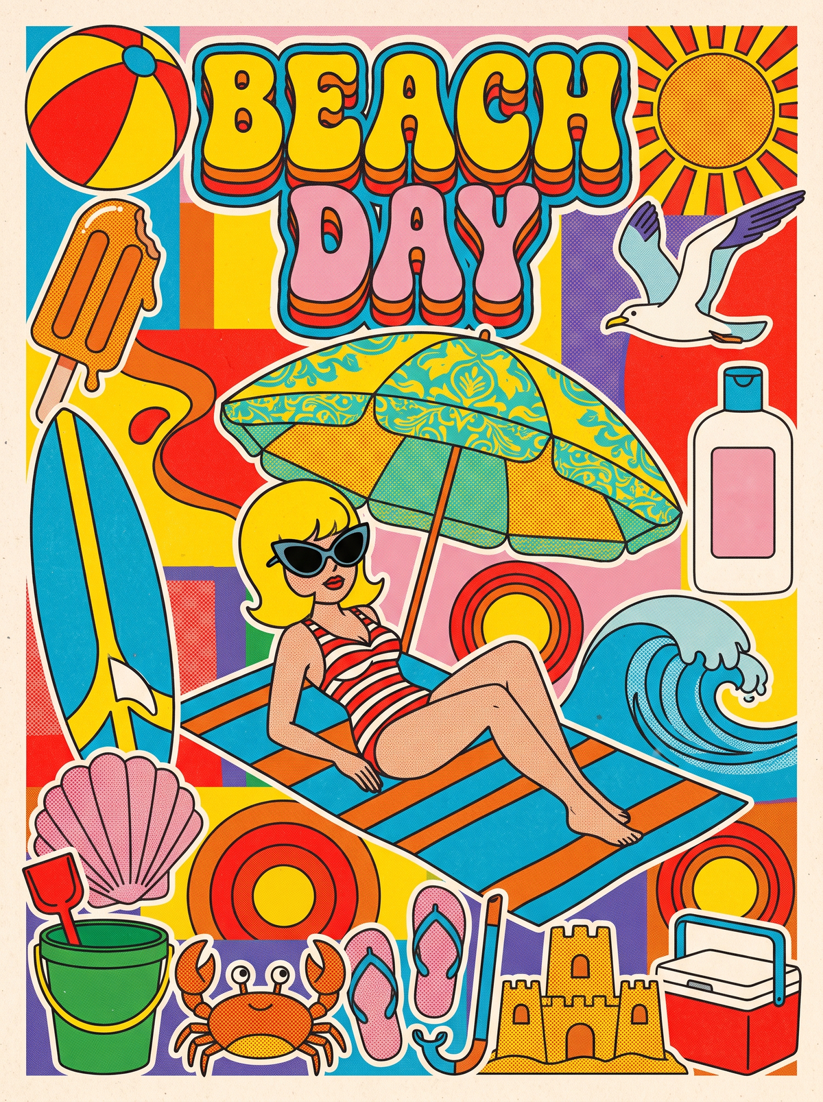 Beach Day Sunbather