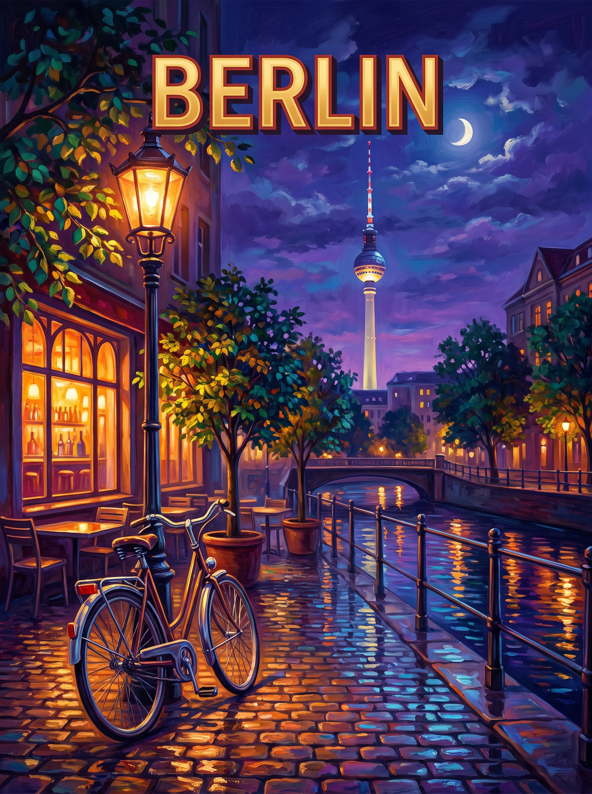 Berlin Canal Bicycle