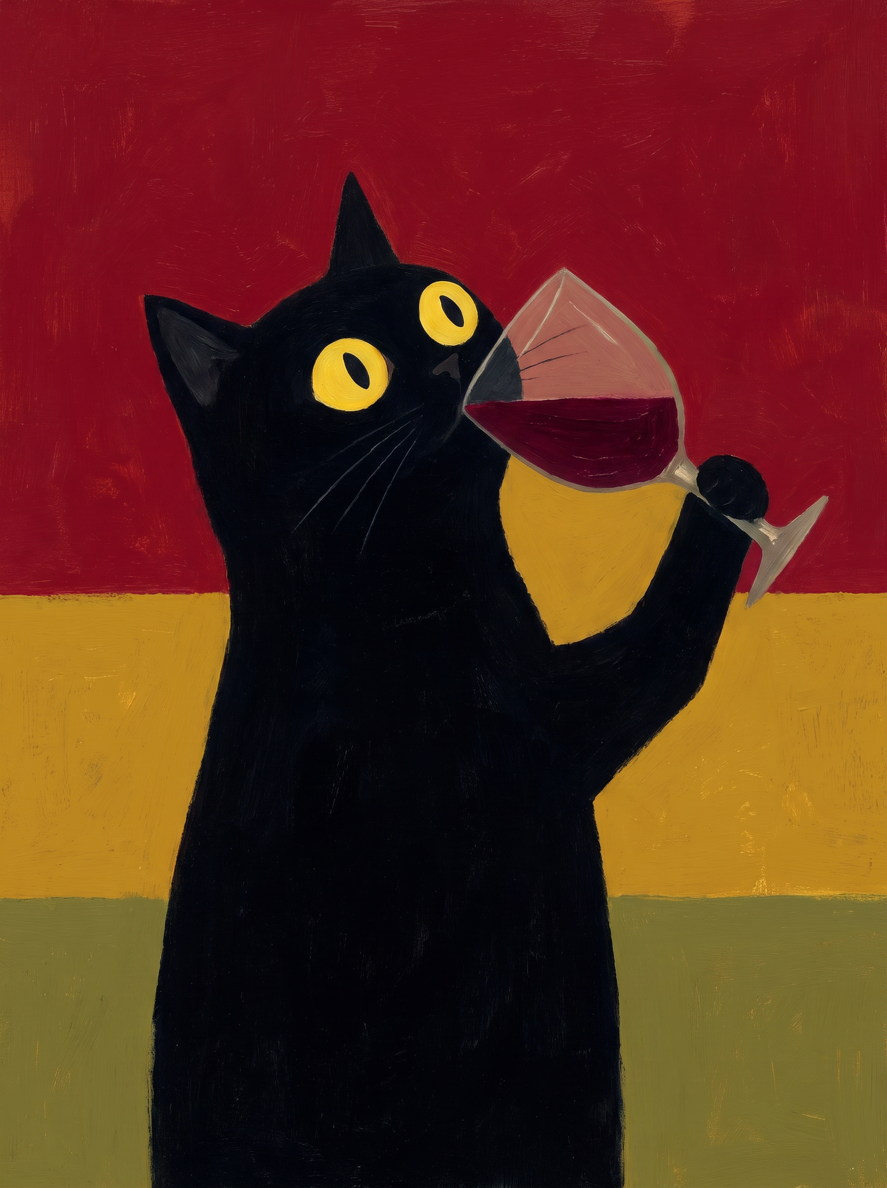 Black Cat Red Wine