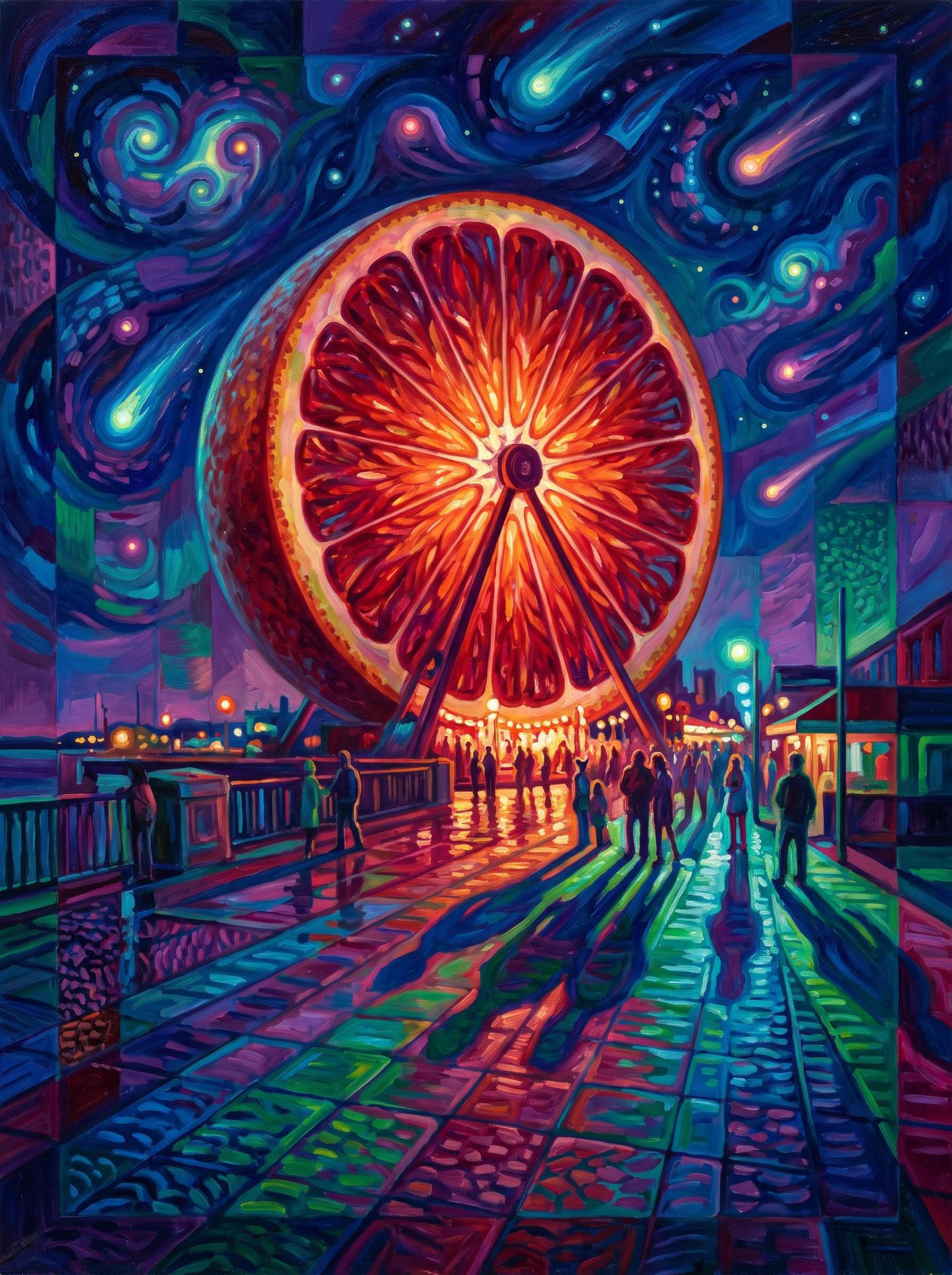 Blood Orange Ferris Wheel