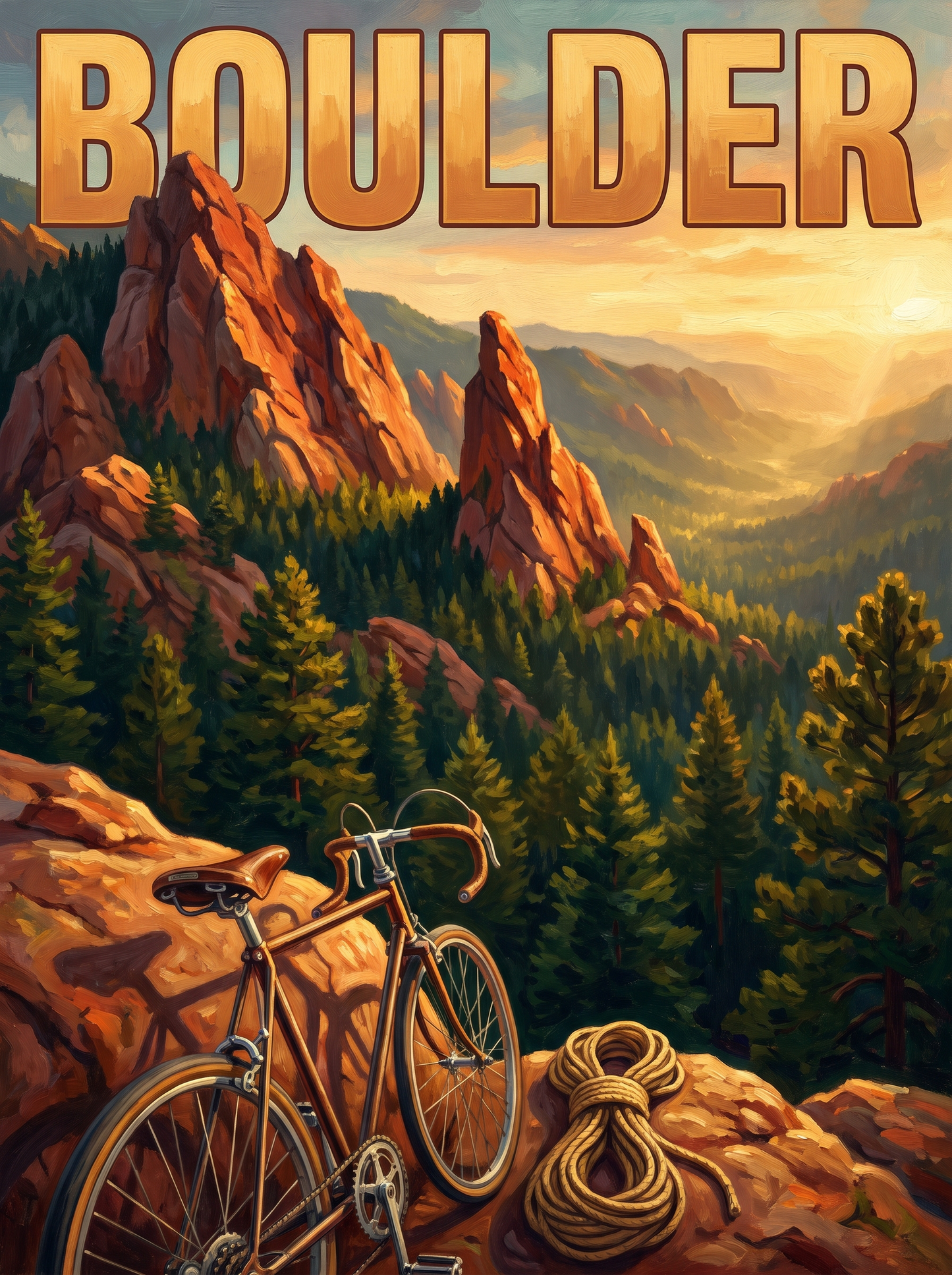 Boulder Flatirons Ride