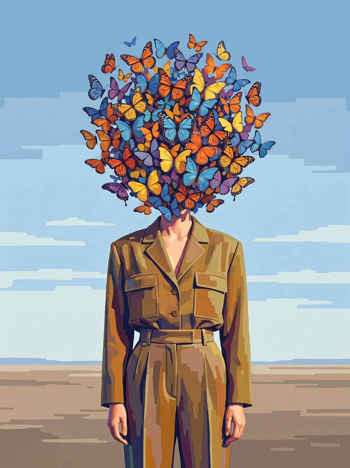 Butterfly Swarm Head