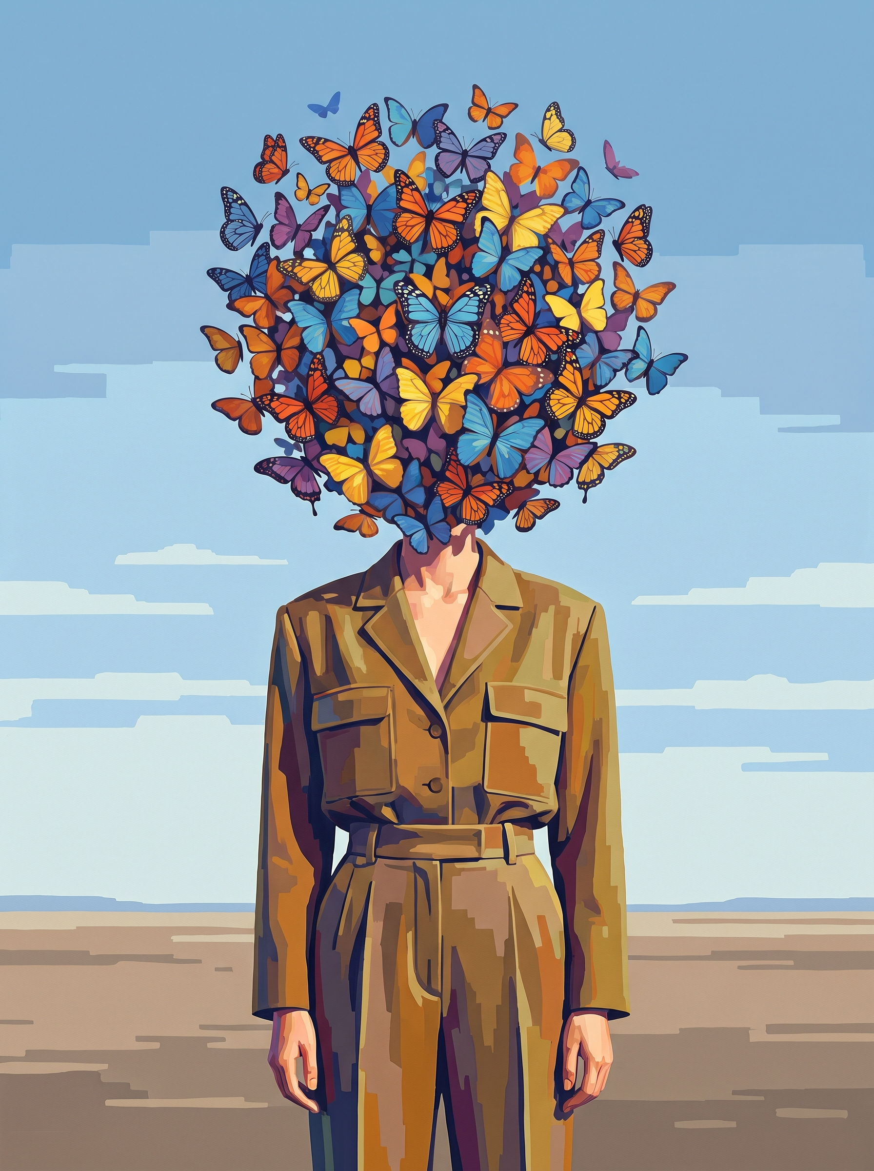 Butterfly Swarm Head