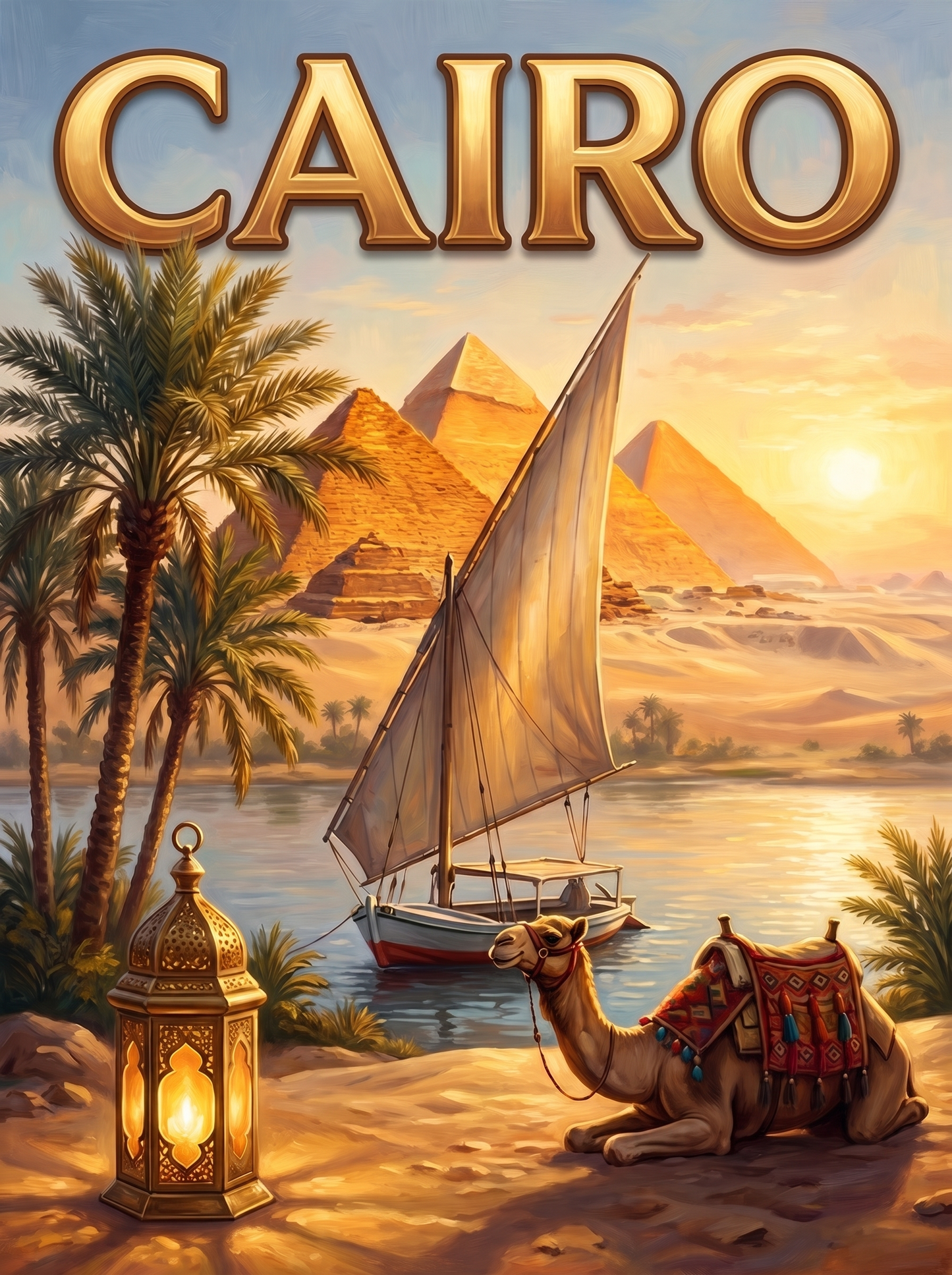 Cairo Pyramids Felucca