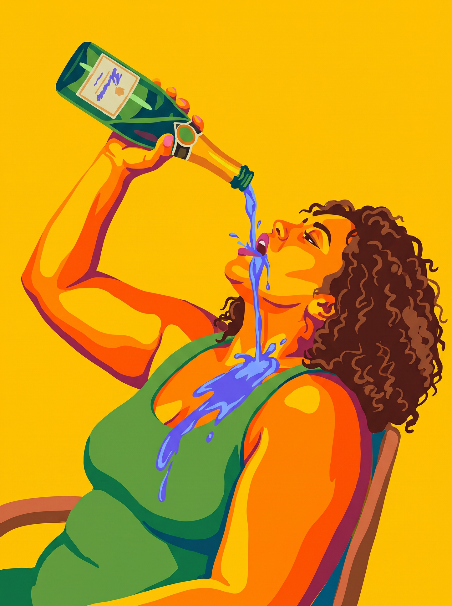 Champagne Spill Sunshine