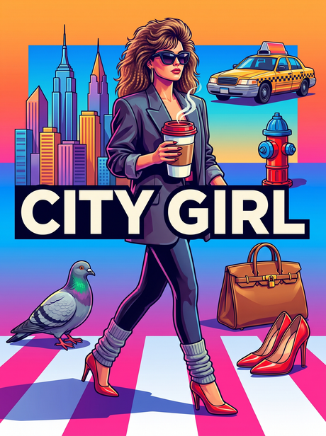 City Girl Crosswalk Strut