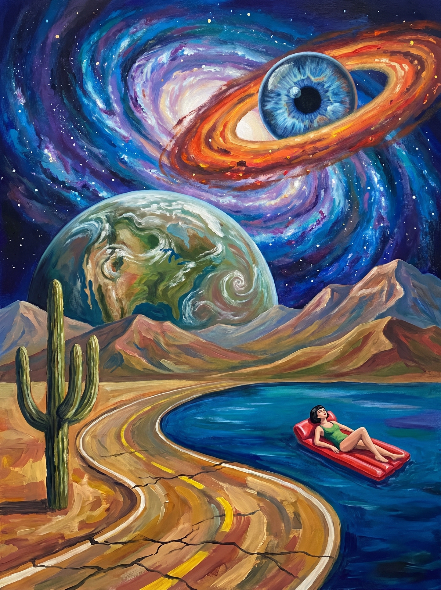Cosmic Eye Desert Float