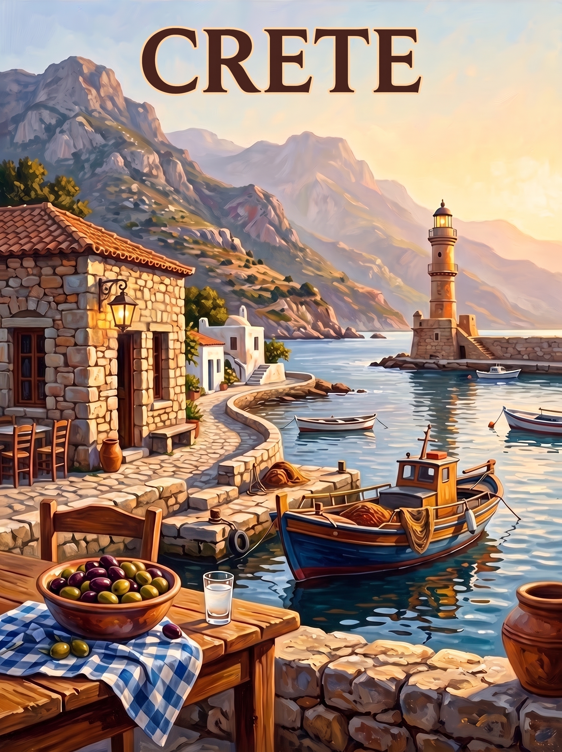 Crete Fishing Harbour