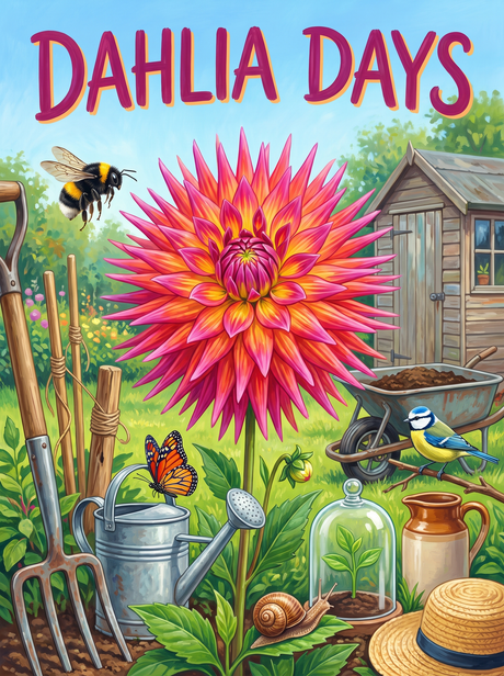 Dahlia Days Garden Shed (150 Color Diamond Painting)
