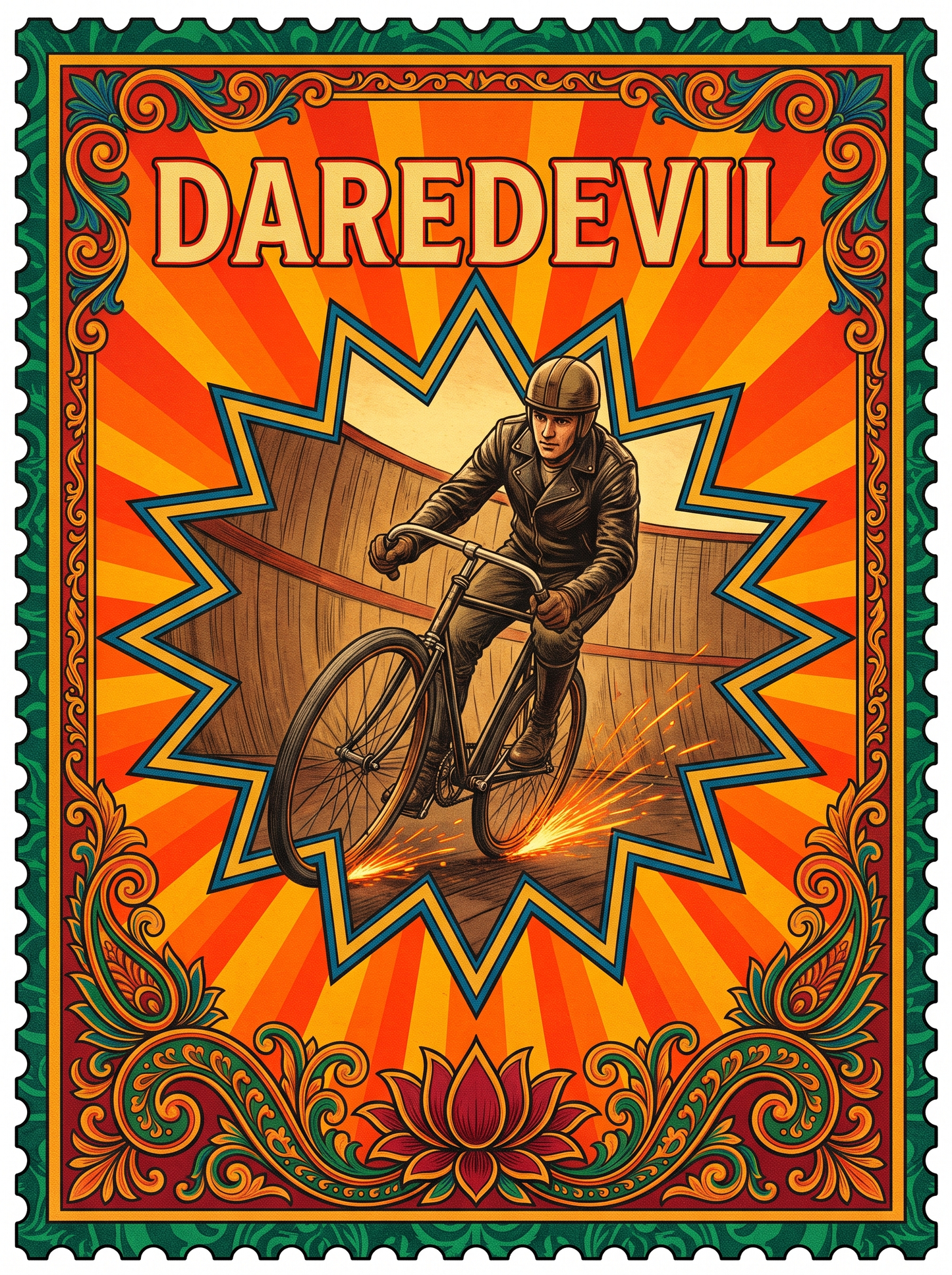 Daredevil Cycle Wall