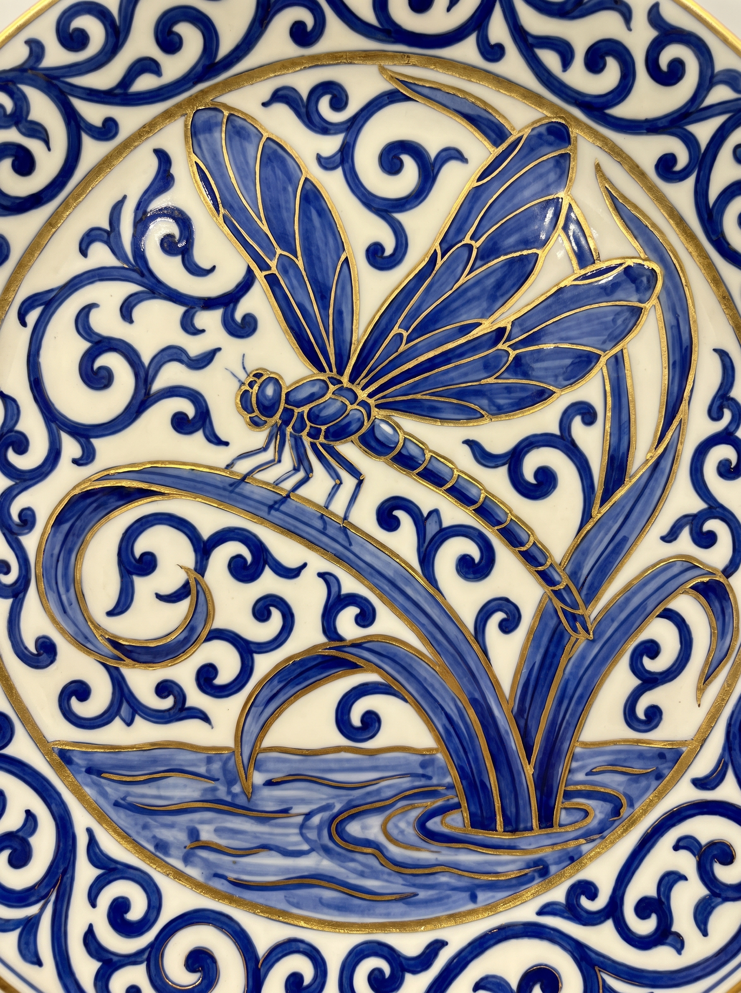 Delft Dragonfly Plate