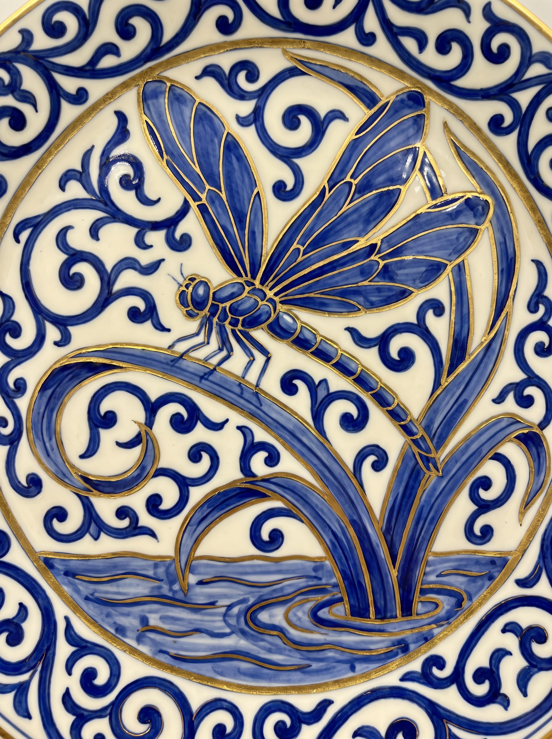 Delft Dragonfly Plate