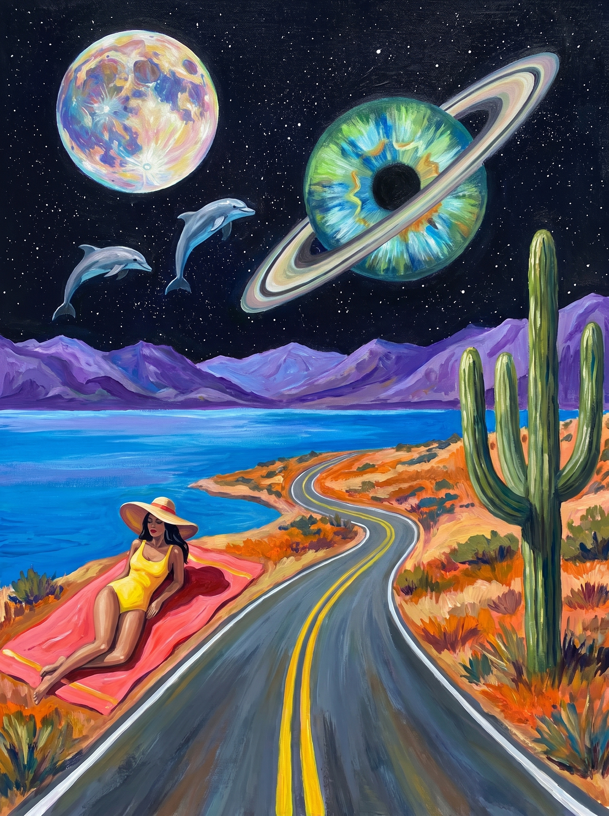 Desert Road Eye Planet