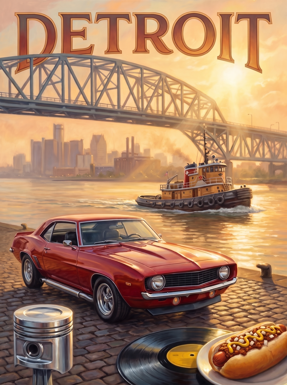 Detroit Muscle Car Riverfront