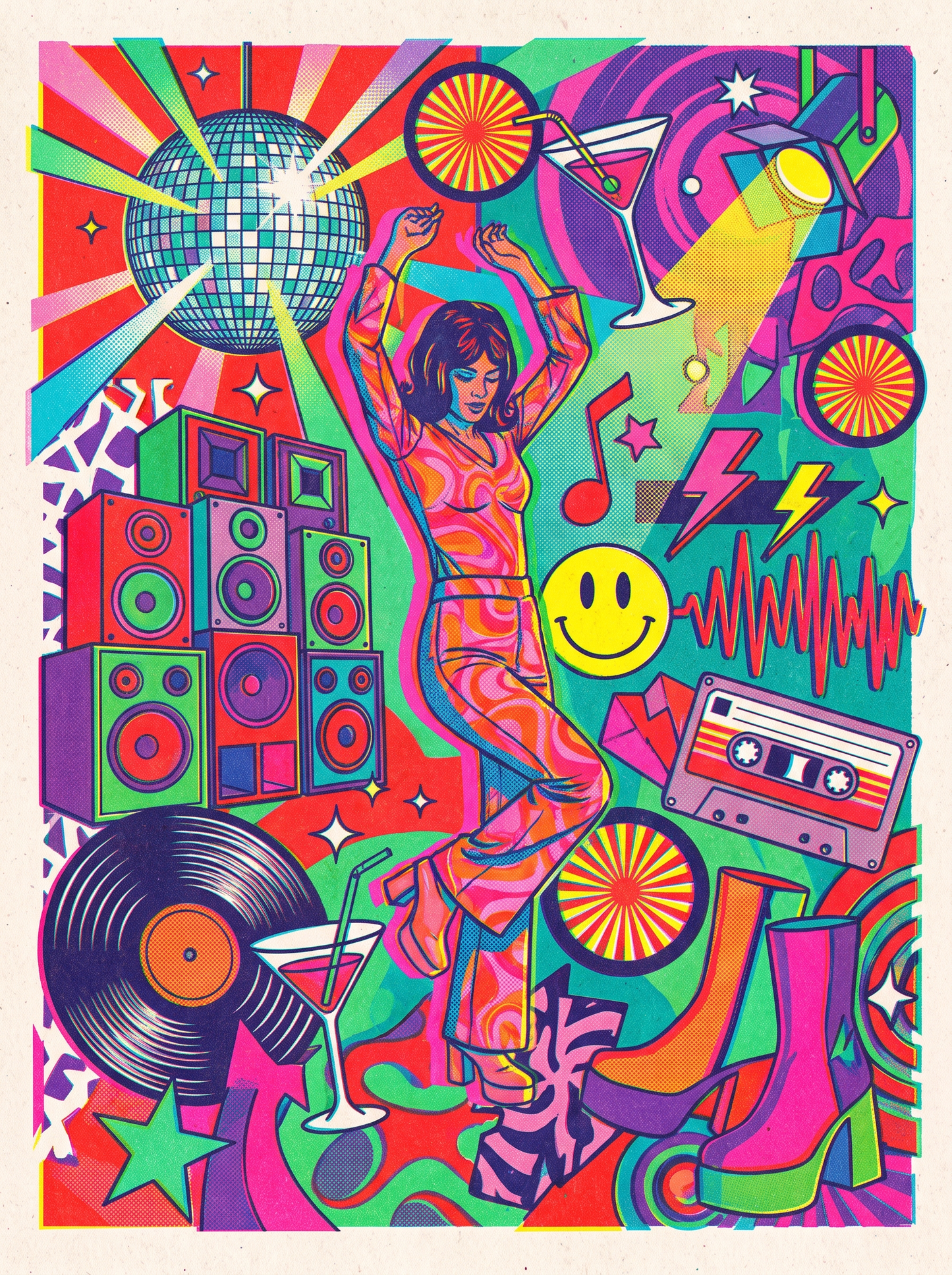 Disco Dancer Speaker Stack
