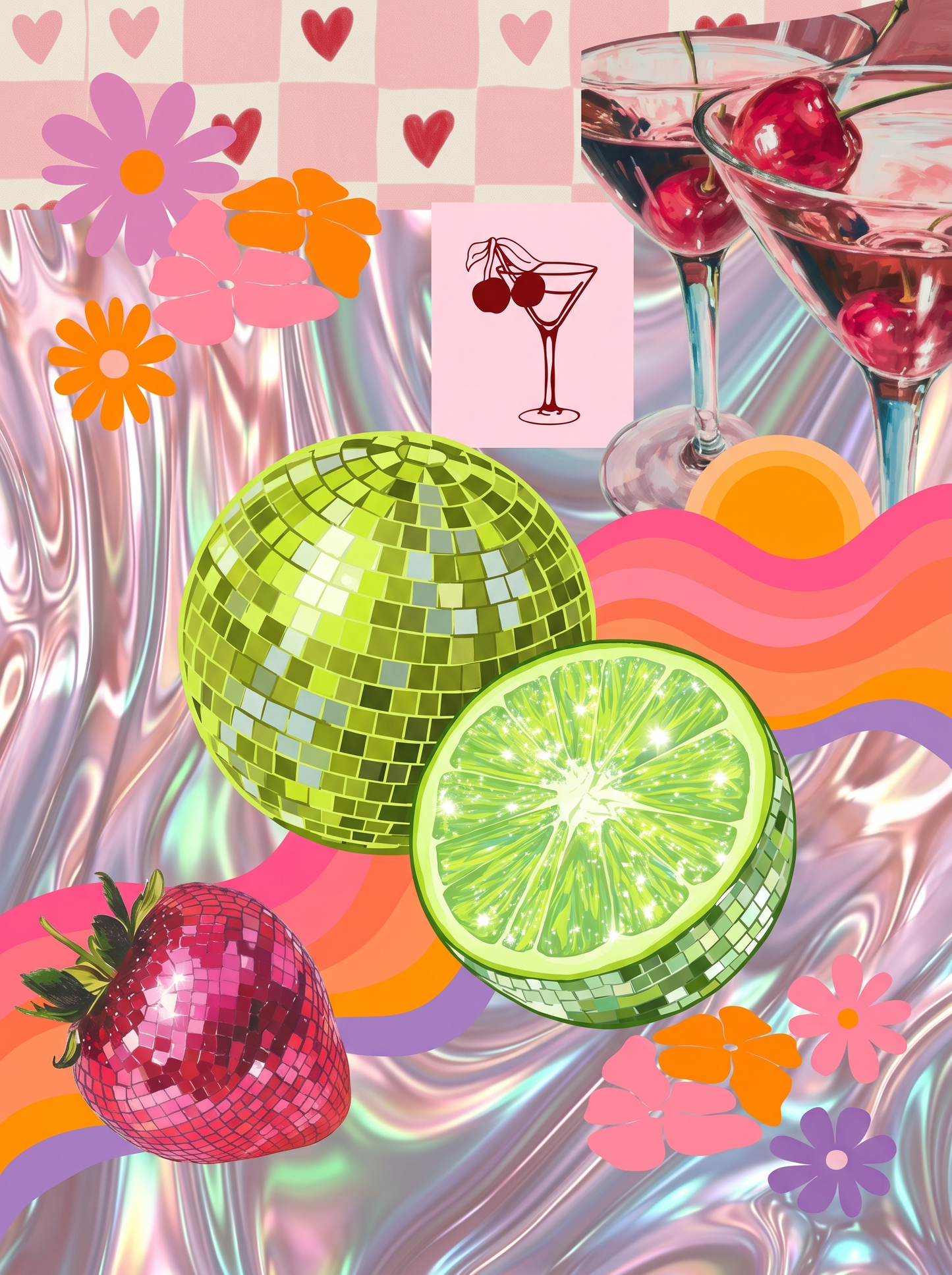 Disco Lime Martini