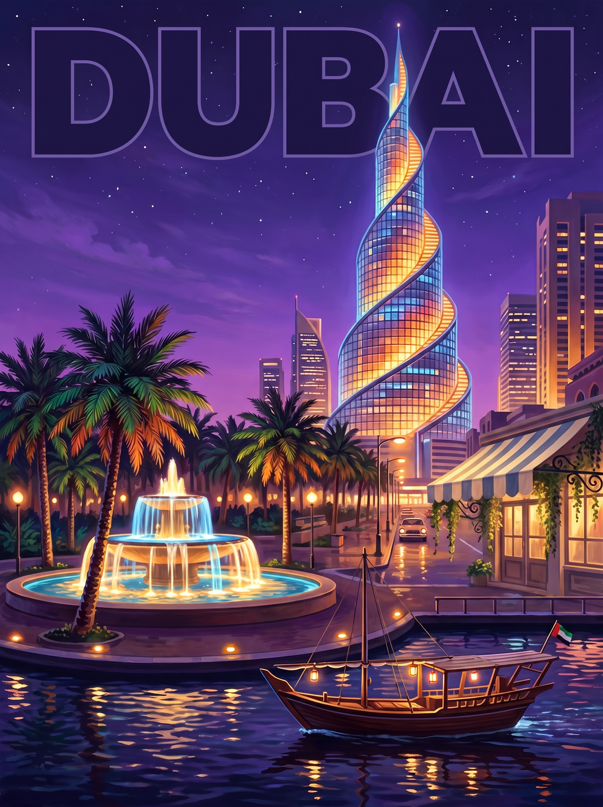 Dubai Fountain Dhow