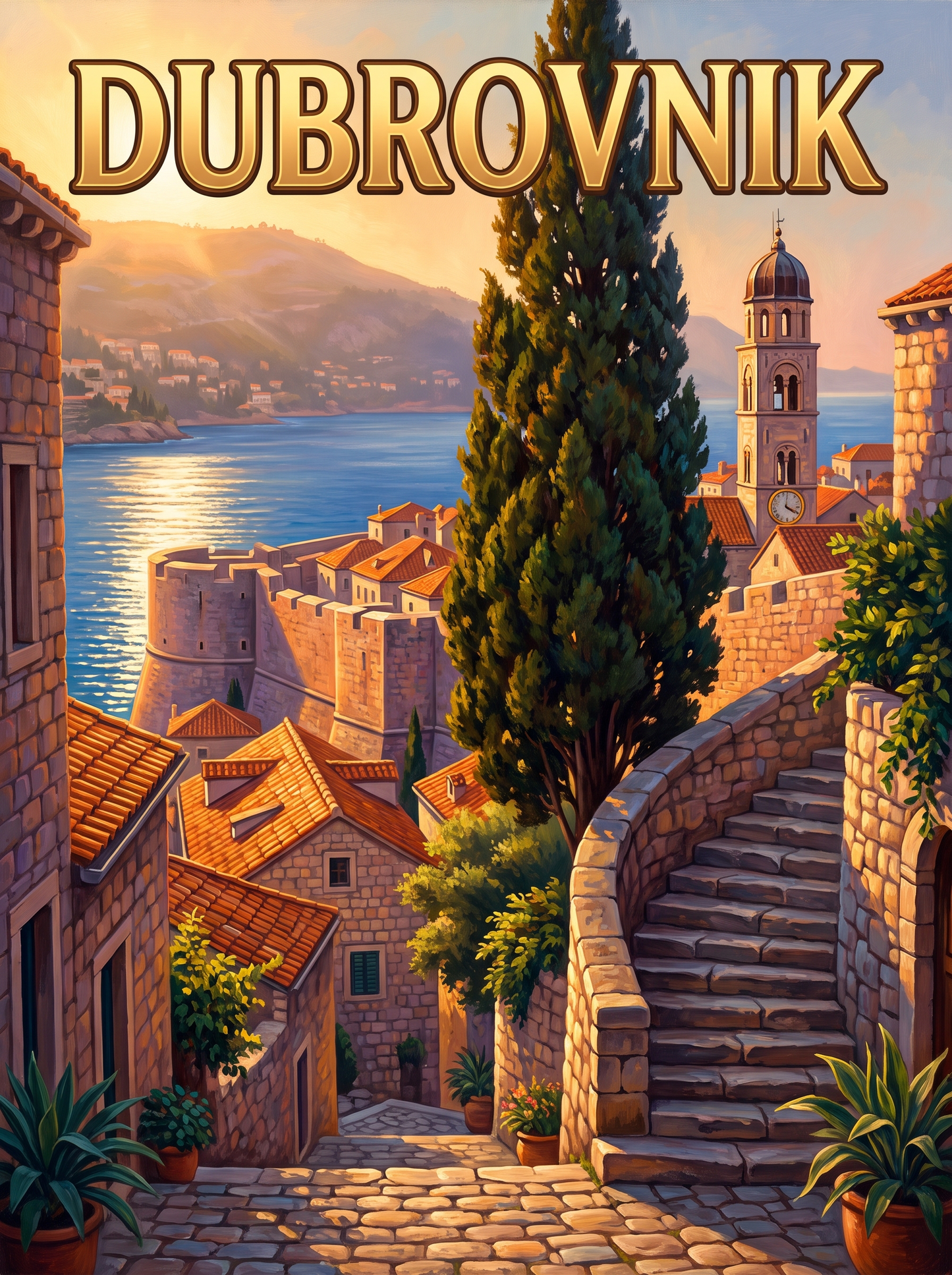 Dubrovnik Old Town Steps