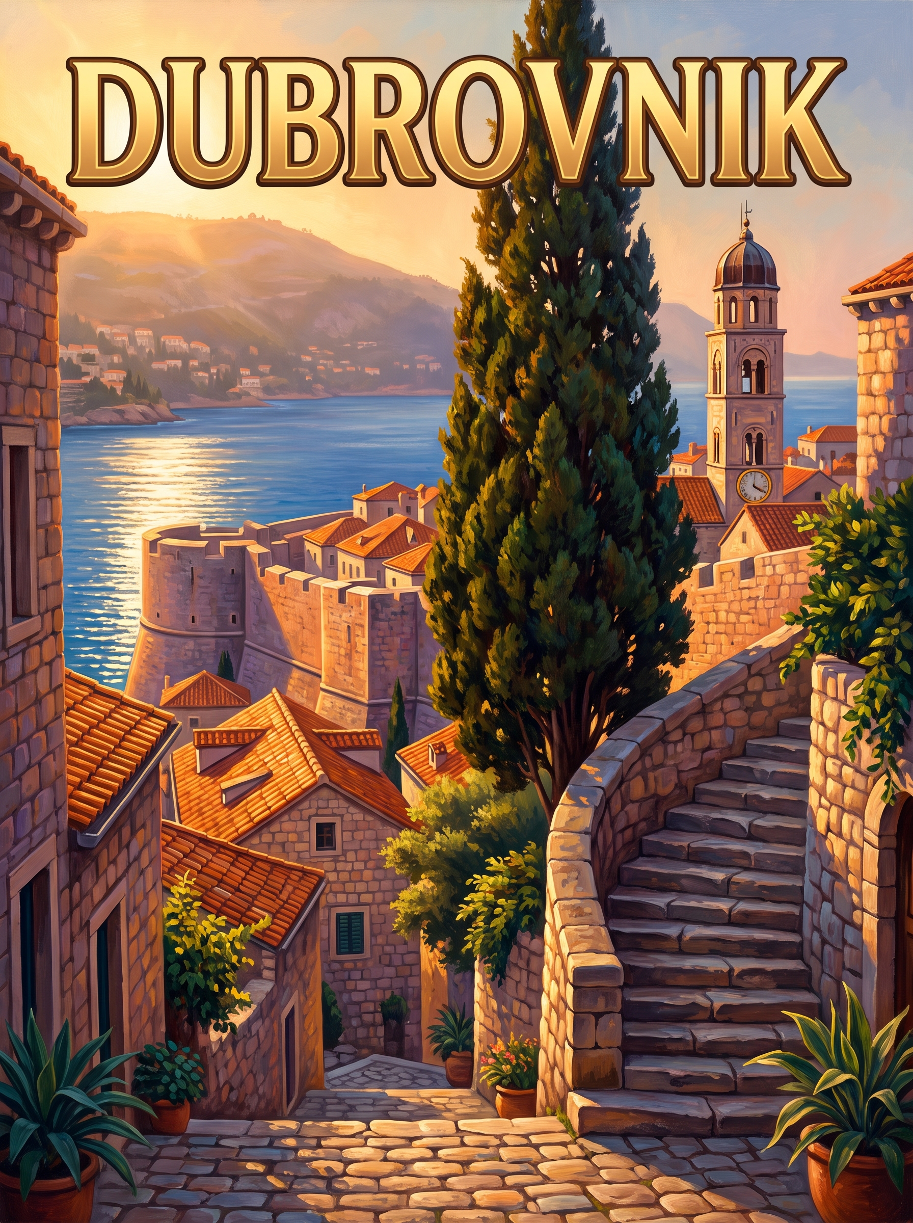 Dubrovnik Old Town Steps