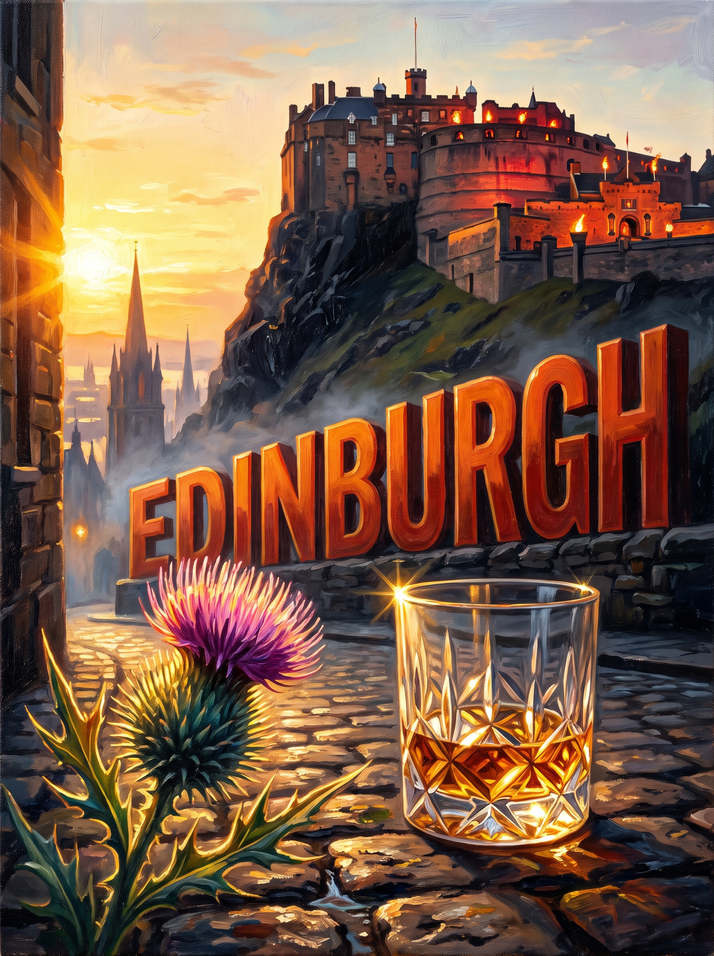 Edinburgh Castle Thistle
