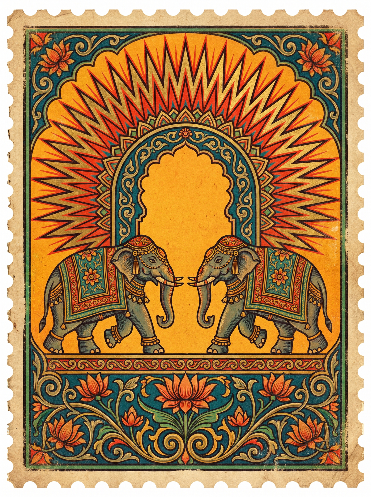Elephant Pair Archway