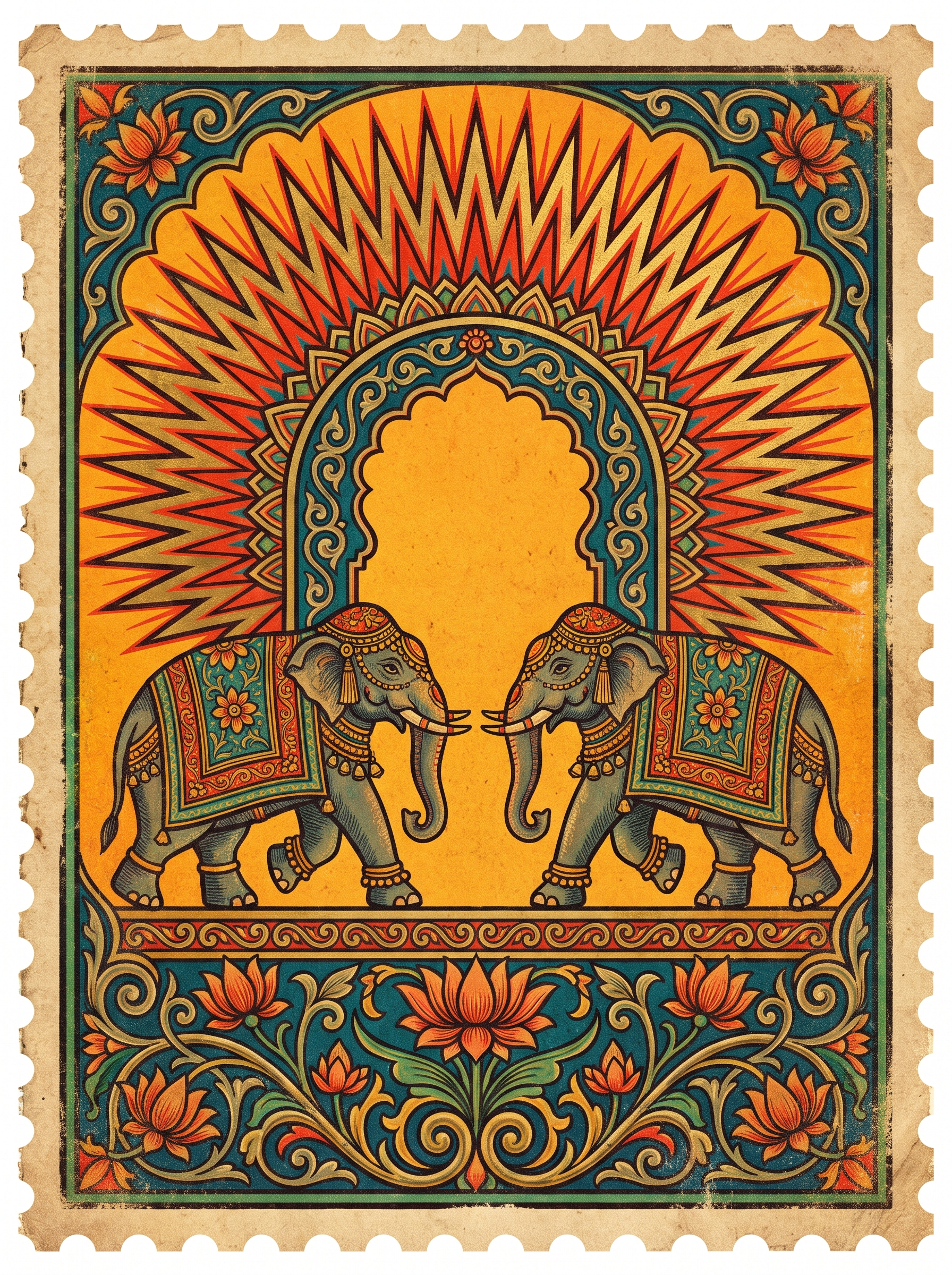 Elephant Pair Archway