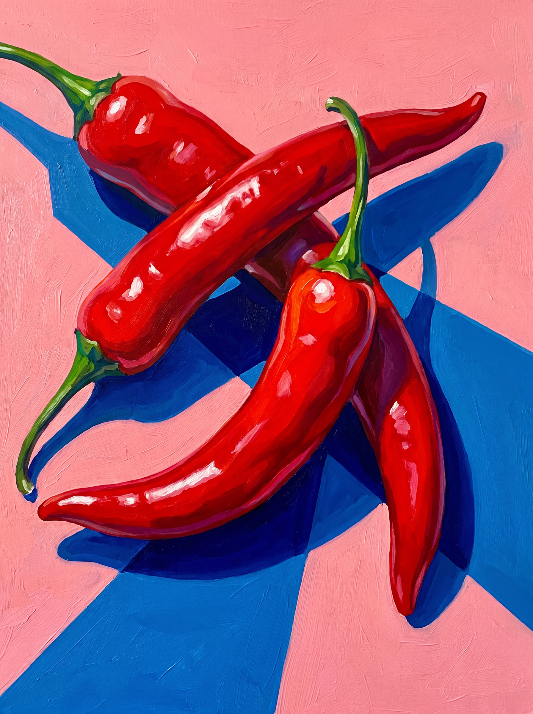 Four Chillies Pink Blue