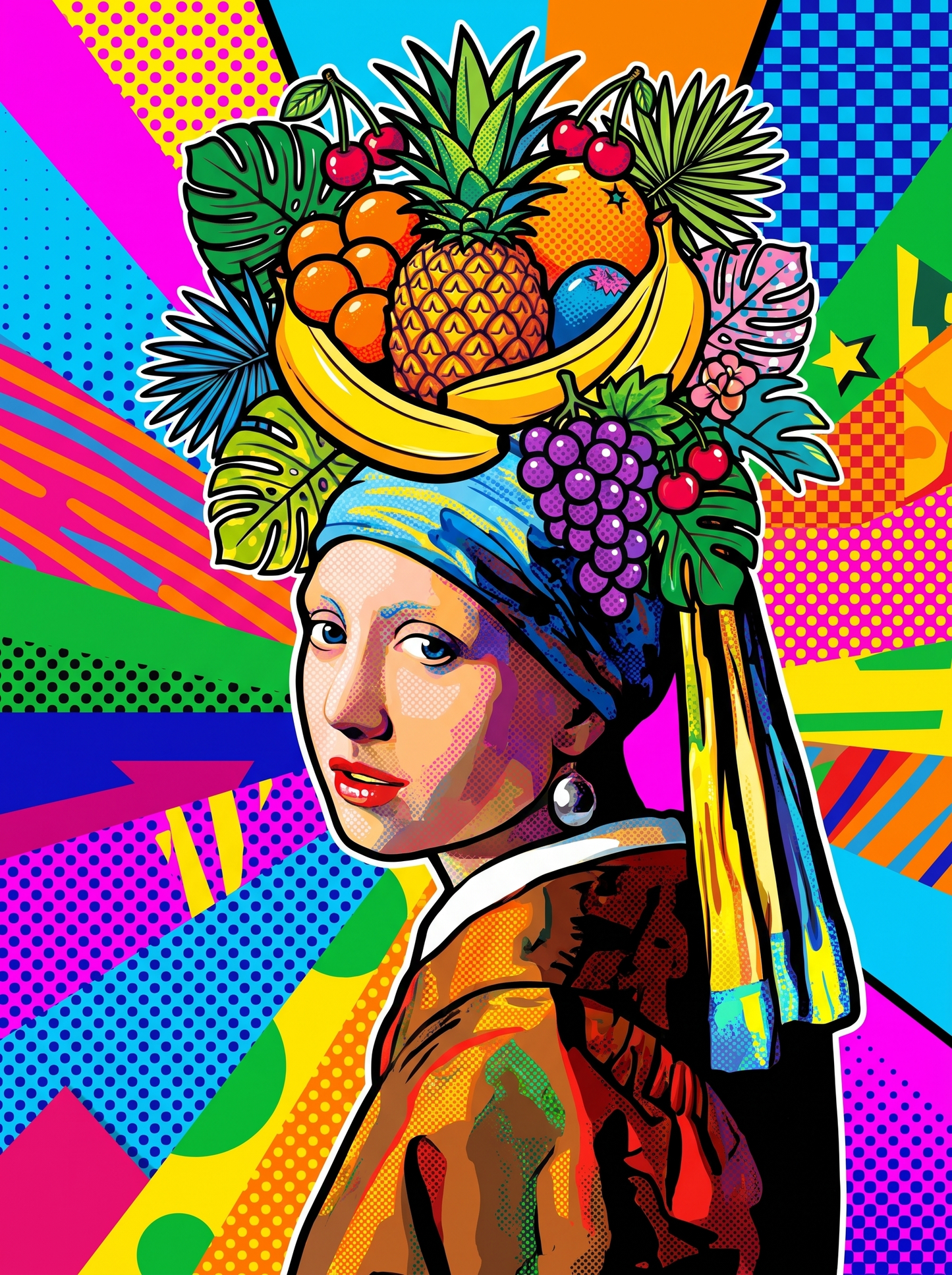 Fruit Turban Pearl Girl