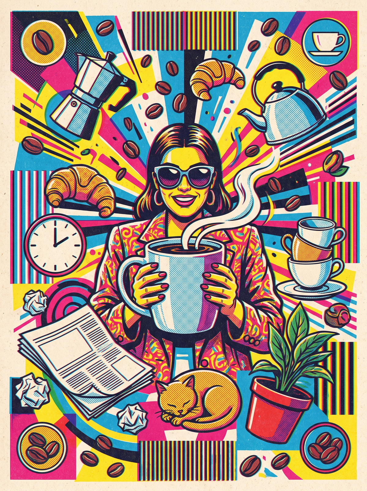 Giant Coffee Mug Scatter