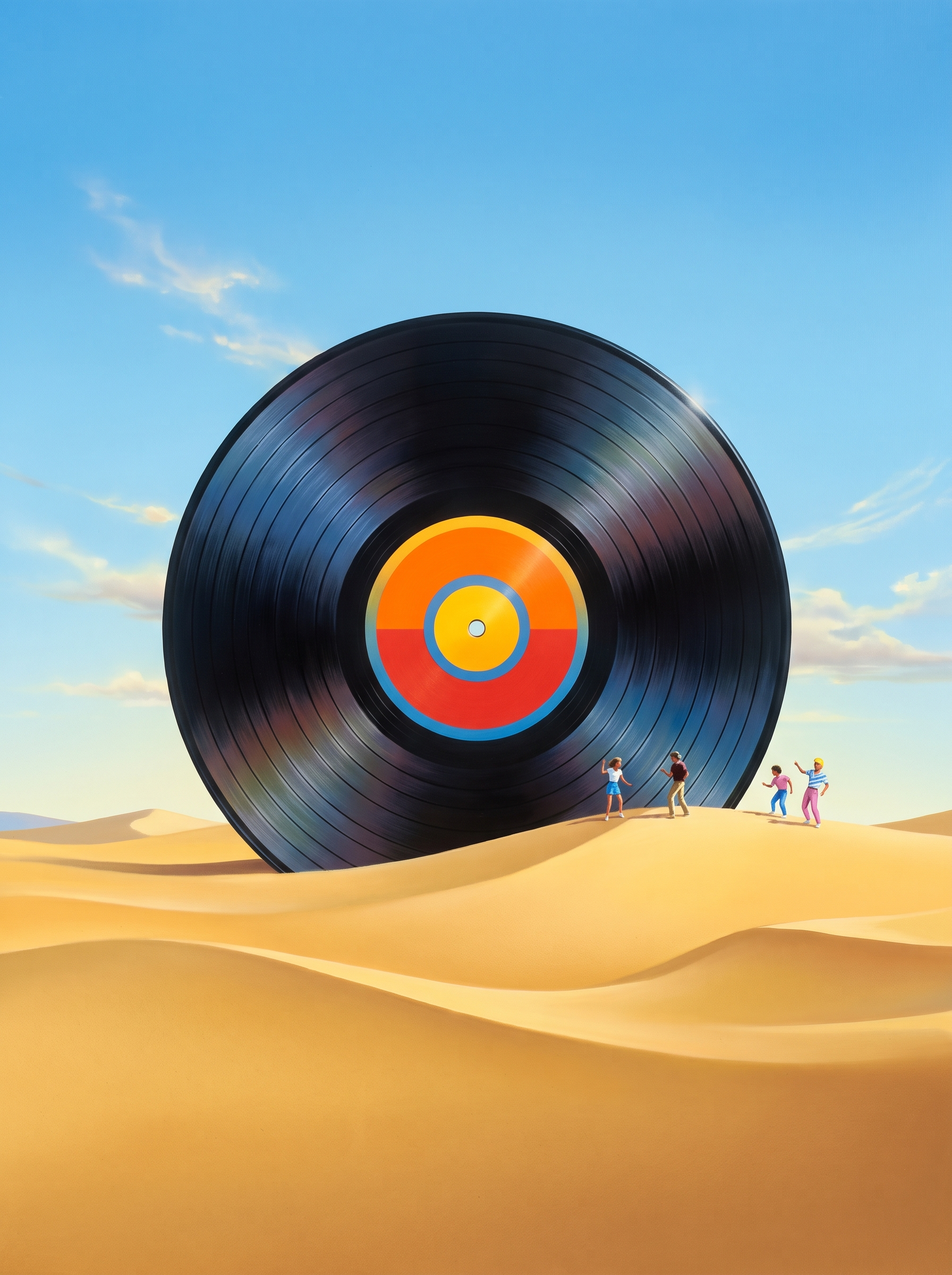 Giant Record In Dunes