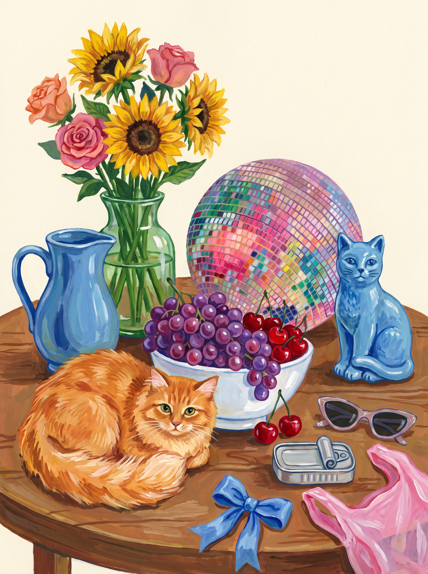 Ginger Cat Disco Table