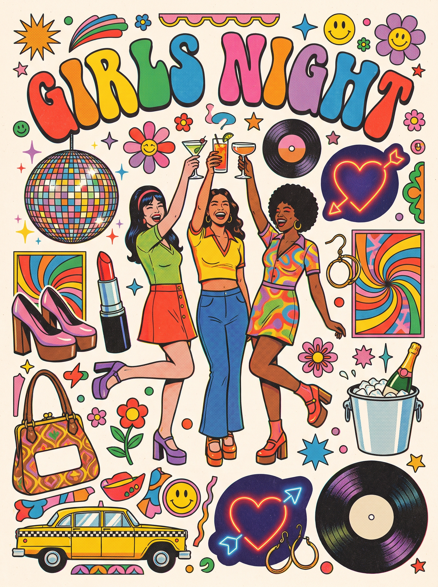 Girls Night Disco Ball