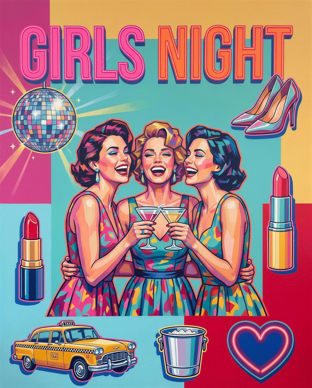 Girls Night Martini Toast