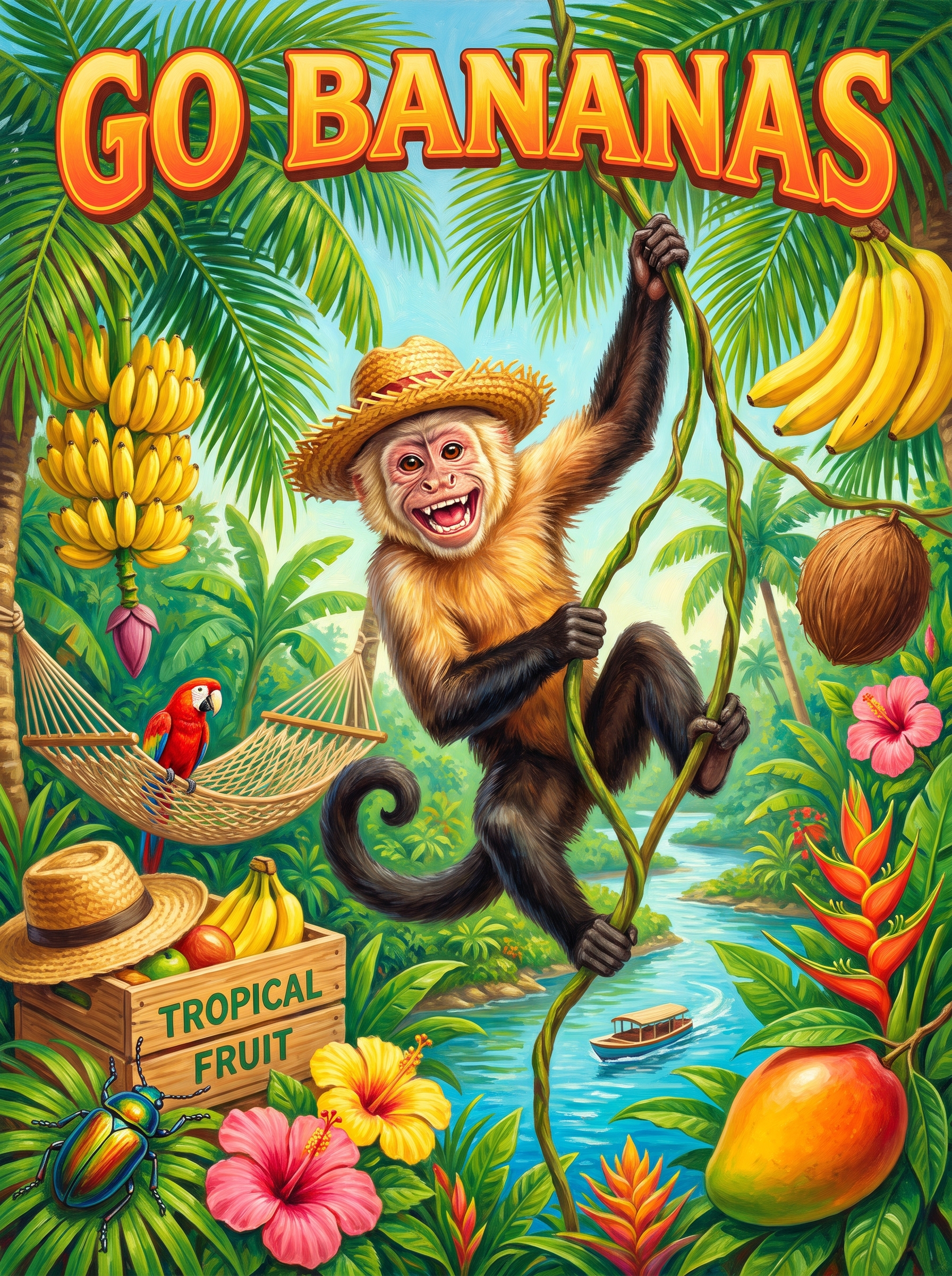 Go Bananas Tropical Fruit