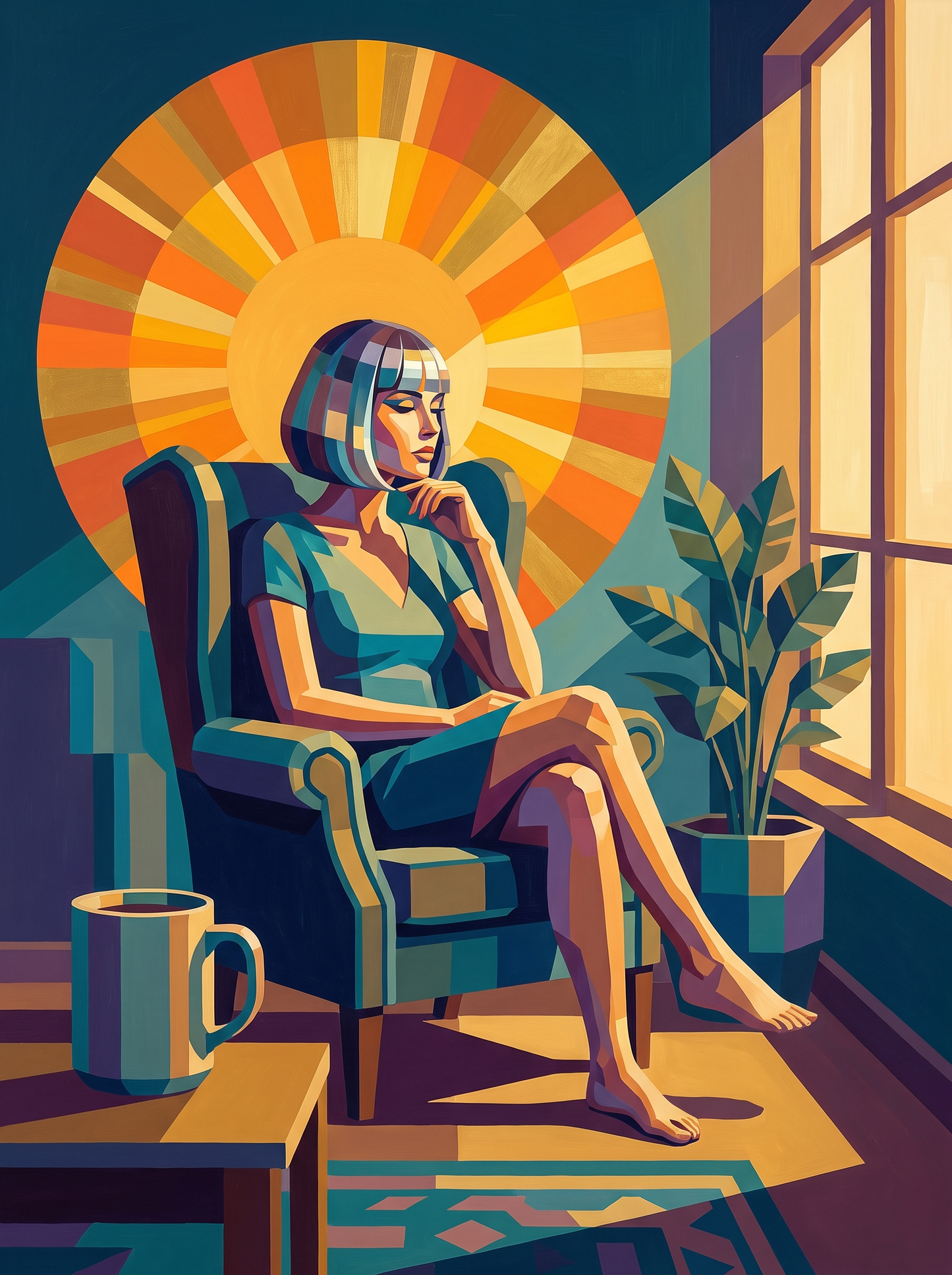Golden Morning Armchair