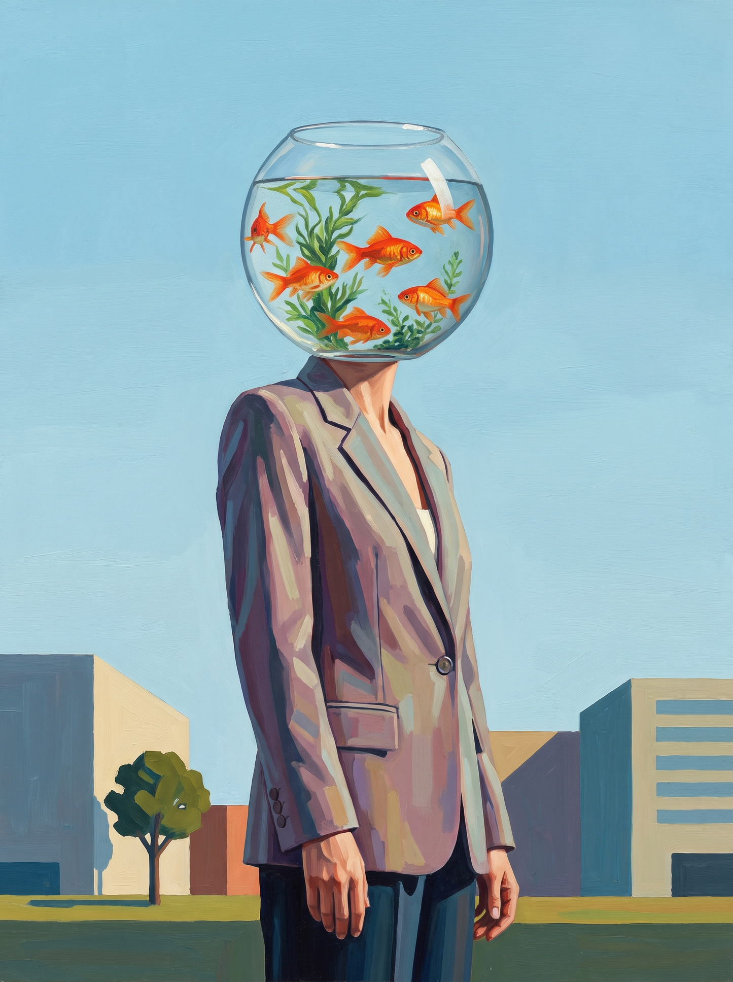 Goldfish Bowl Head