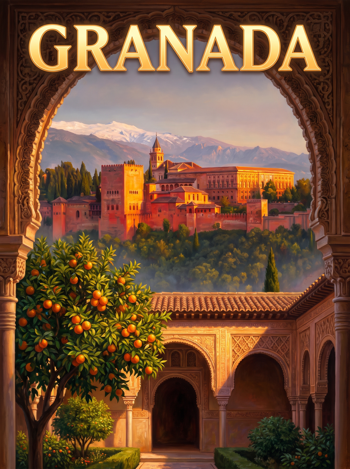 Granada Alhambra Arch