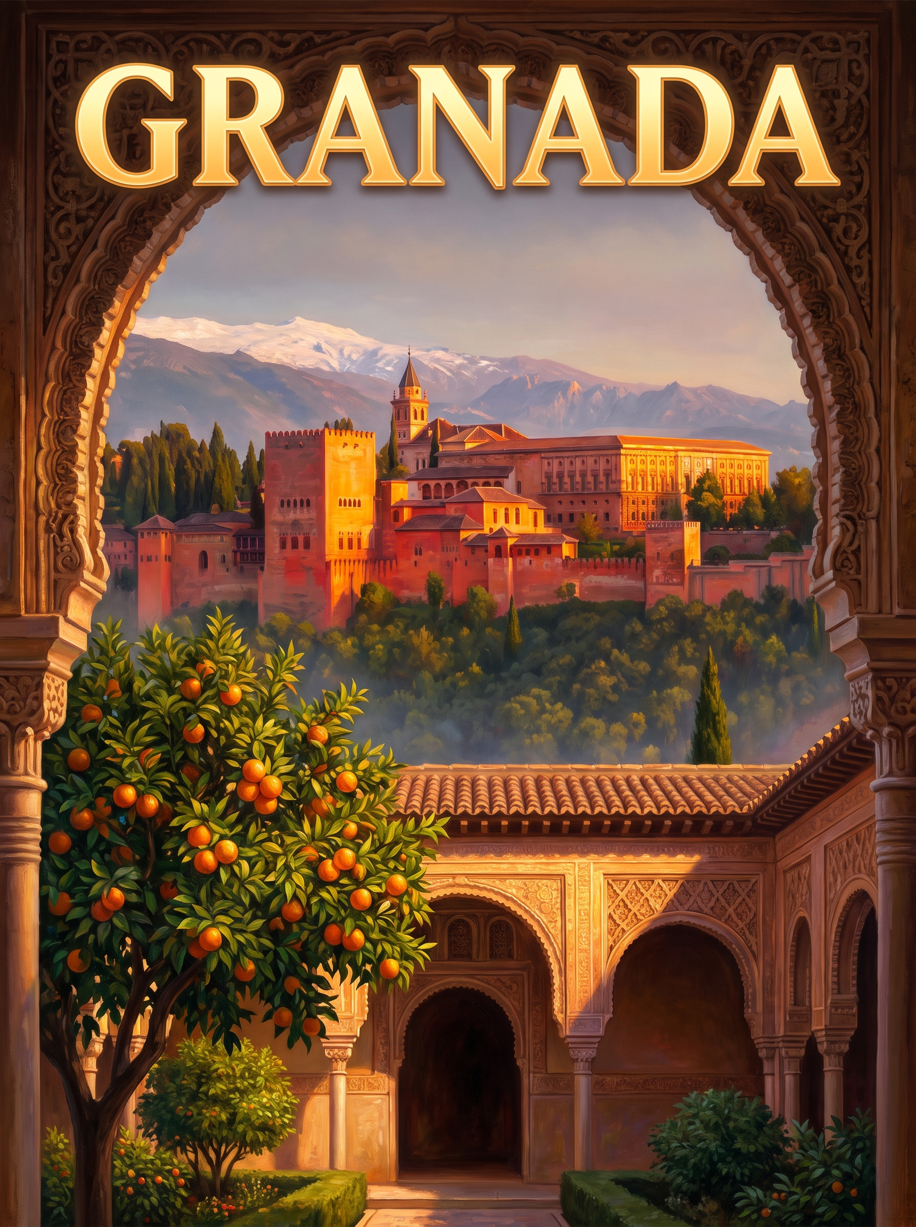 Granada Alhambra Arch