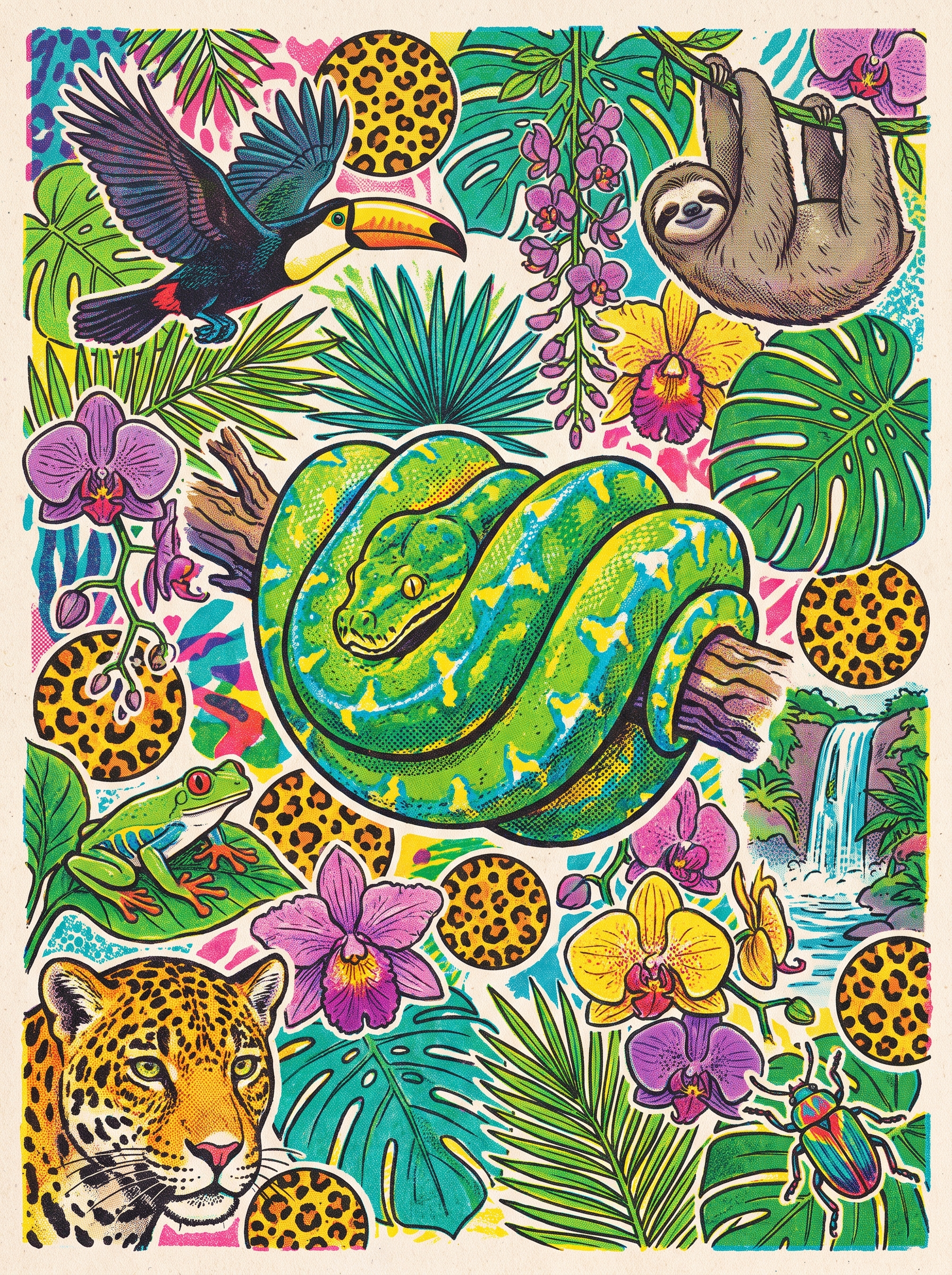 Green Python Orchid Jungle