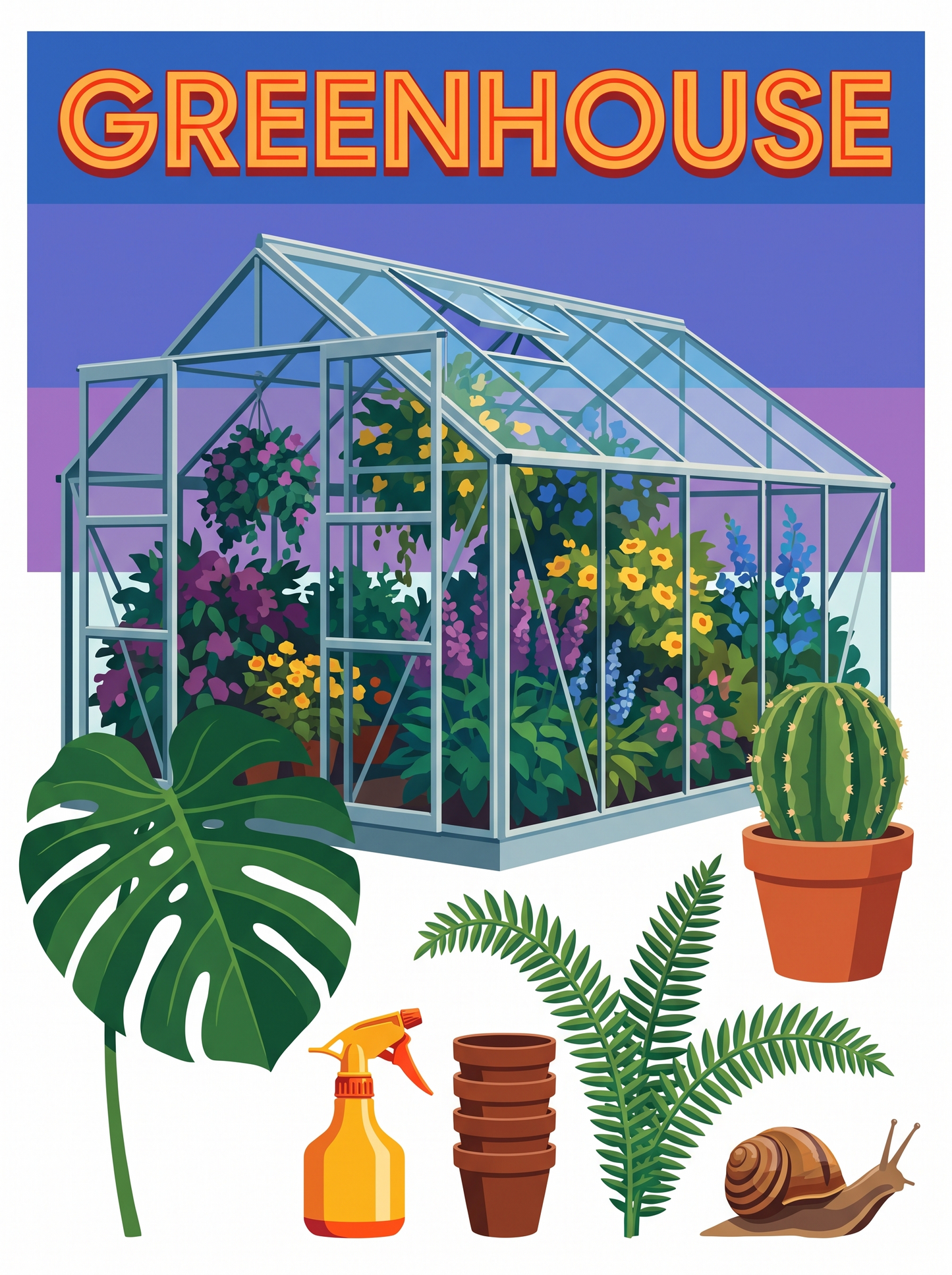 Greenhouse Glass Panes