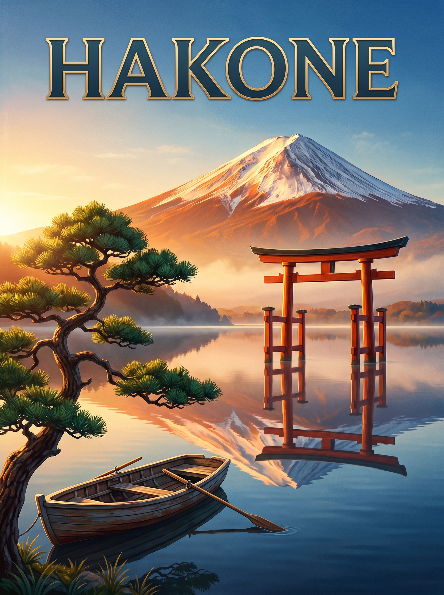Hakone Torii Fuji
