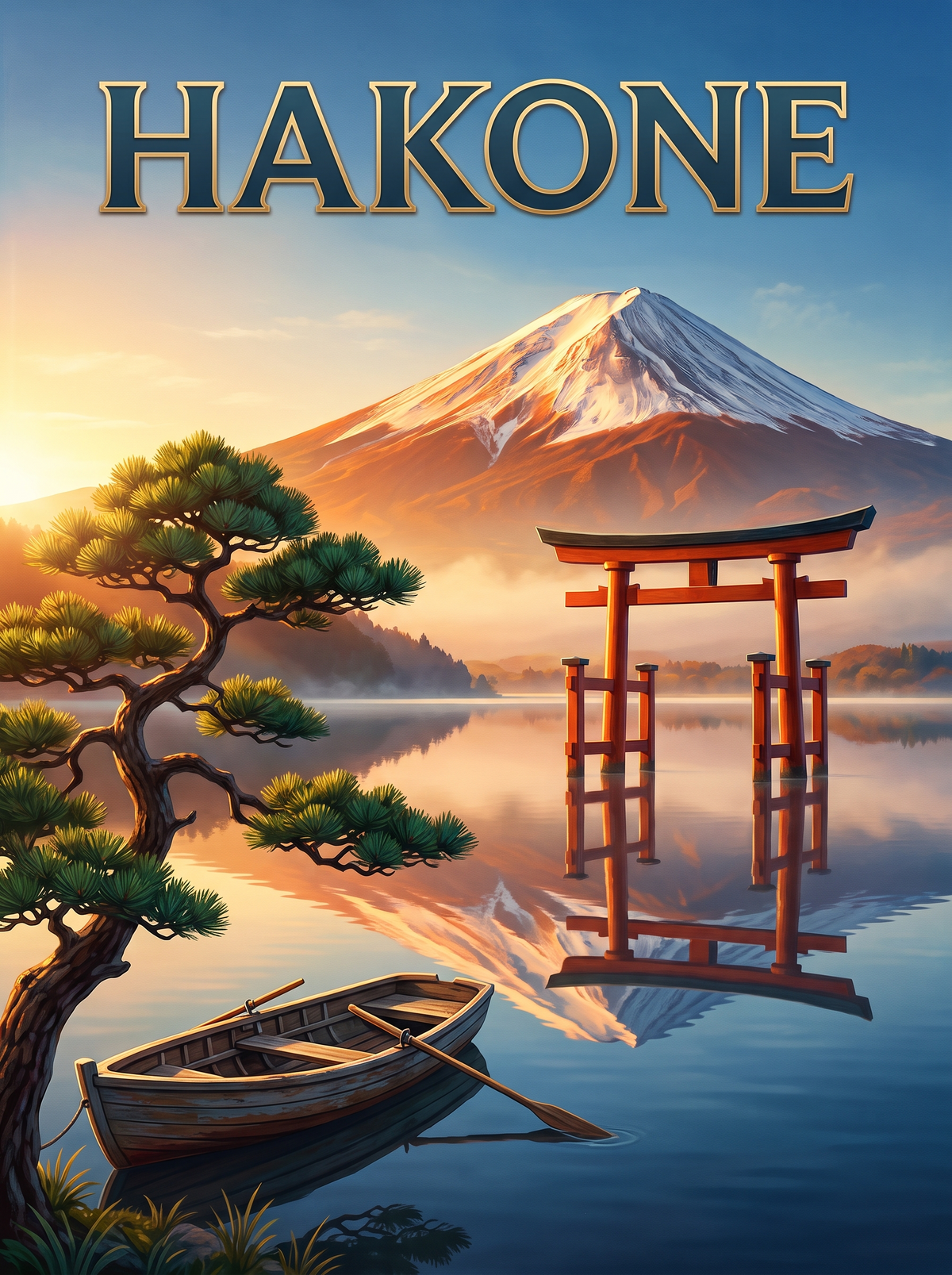 Hakone Torii Fuji