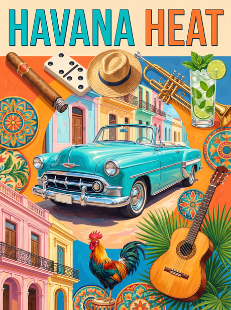 Havana Heat (150 Color Diamond Painting)