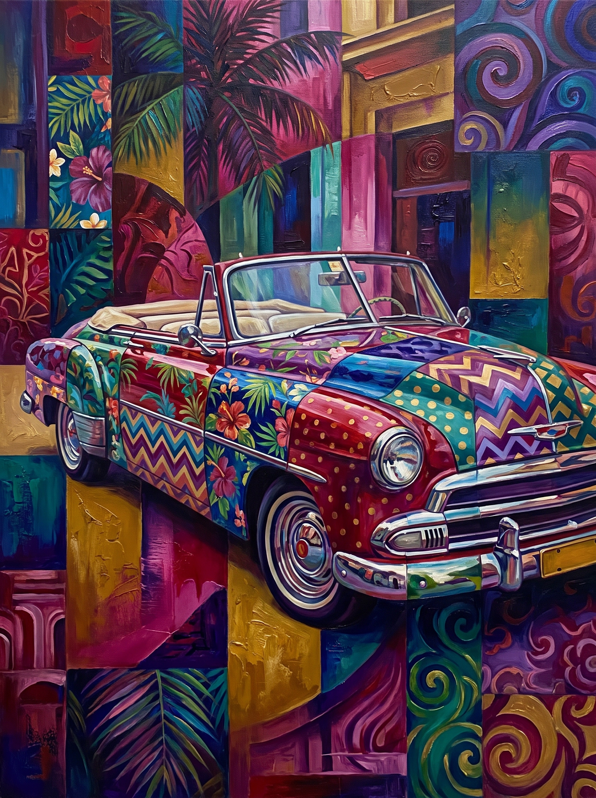 Havana Patterned Convertible