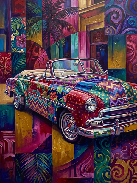 Havana Patterned Convertible