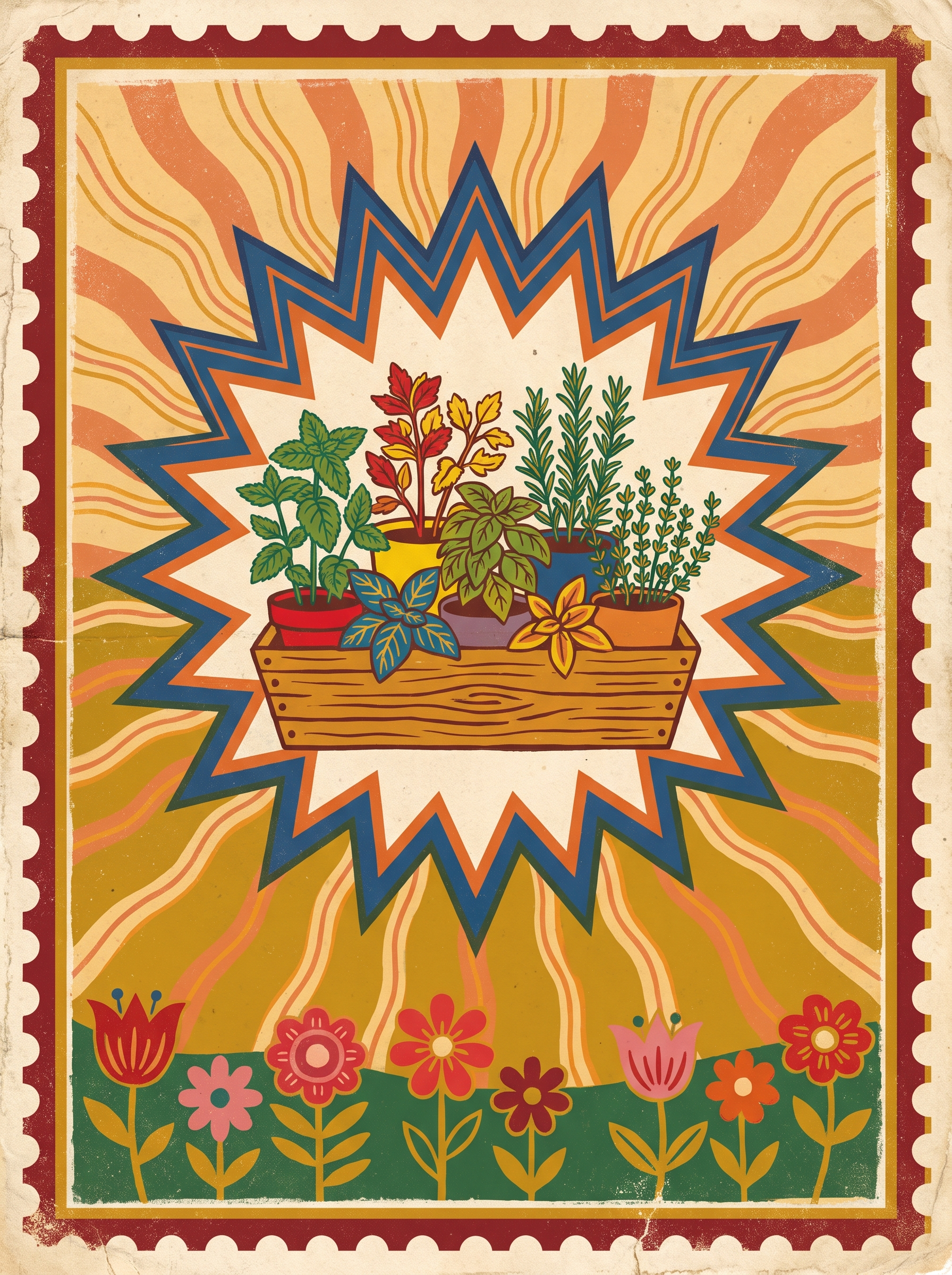 Herb Trough Sunburst