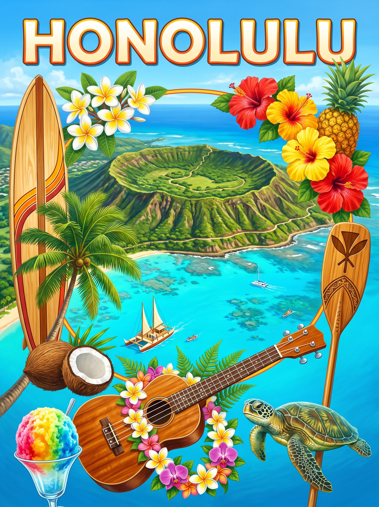 Honolulu Waikiki Ukulele