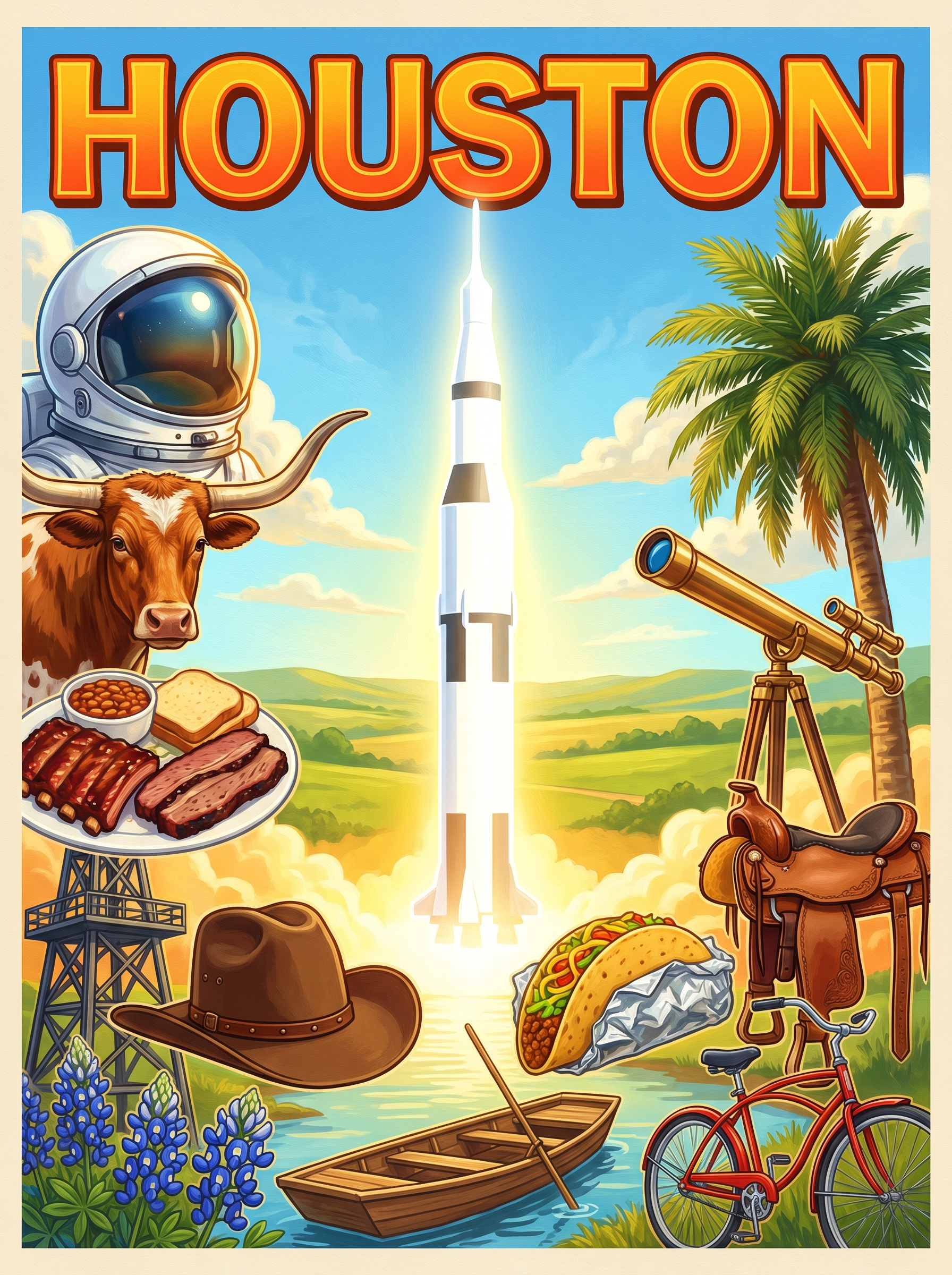 Houston Rocket Launch
