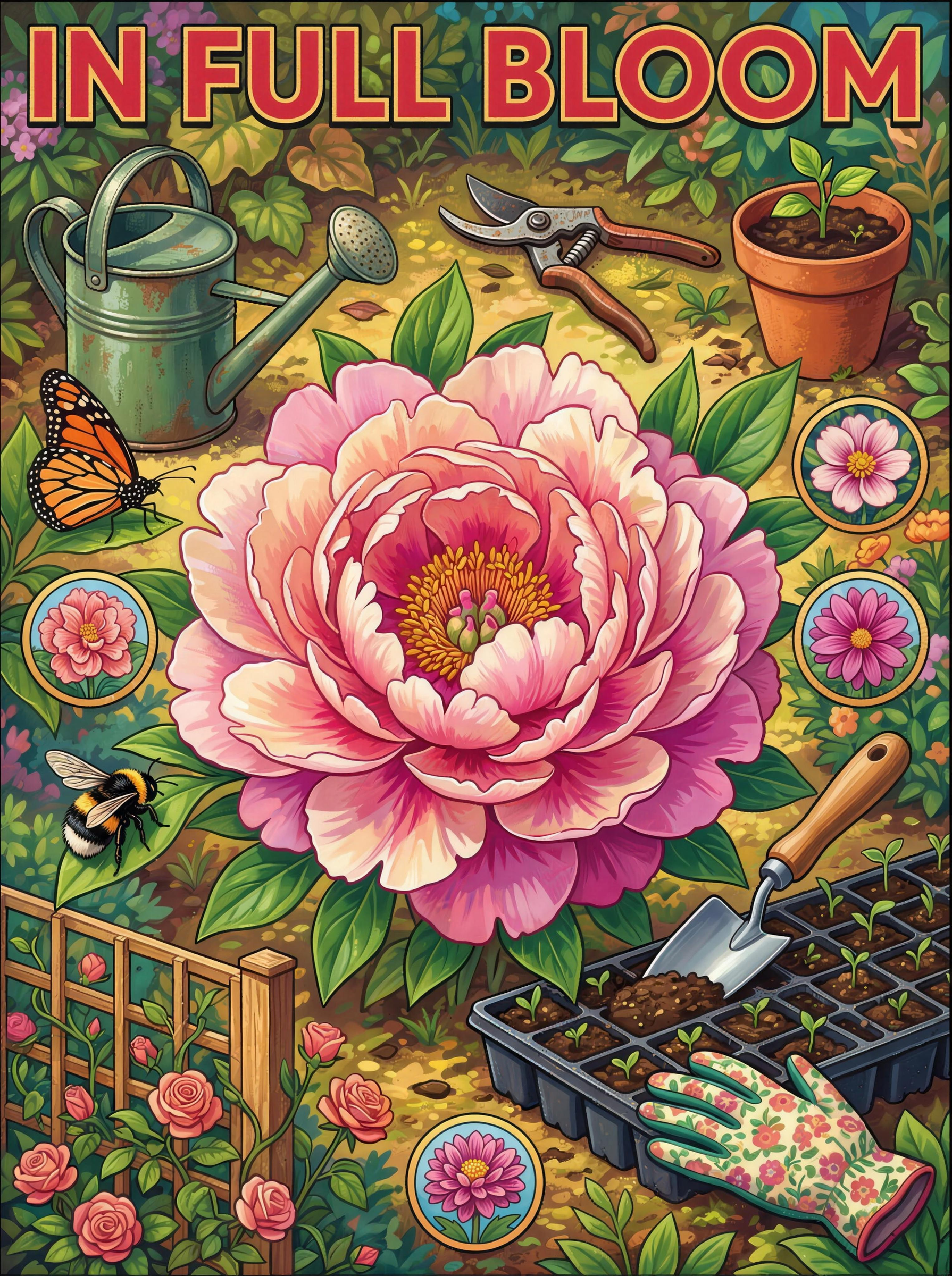 In Full Bloom Seed Tray